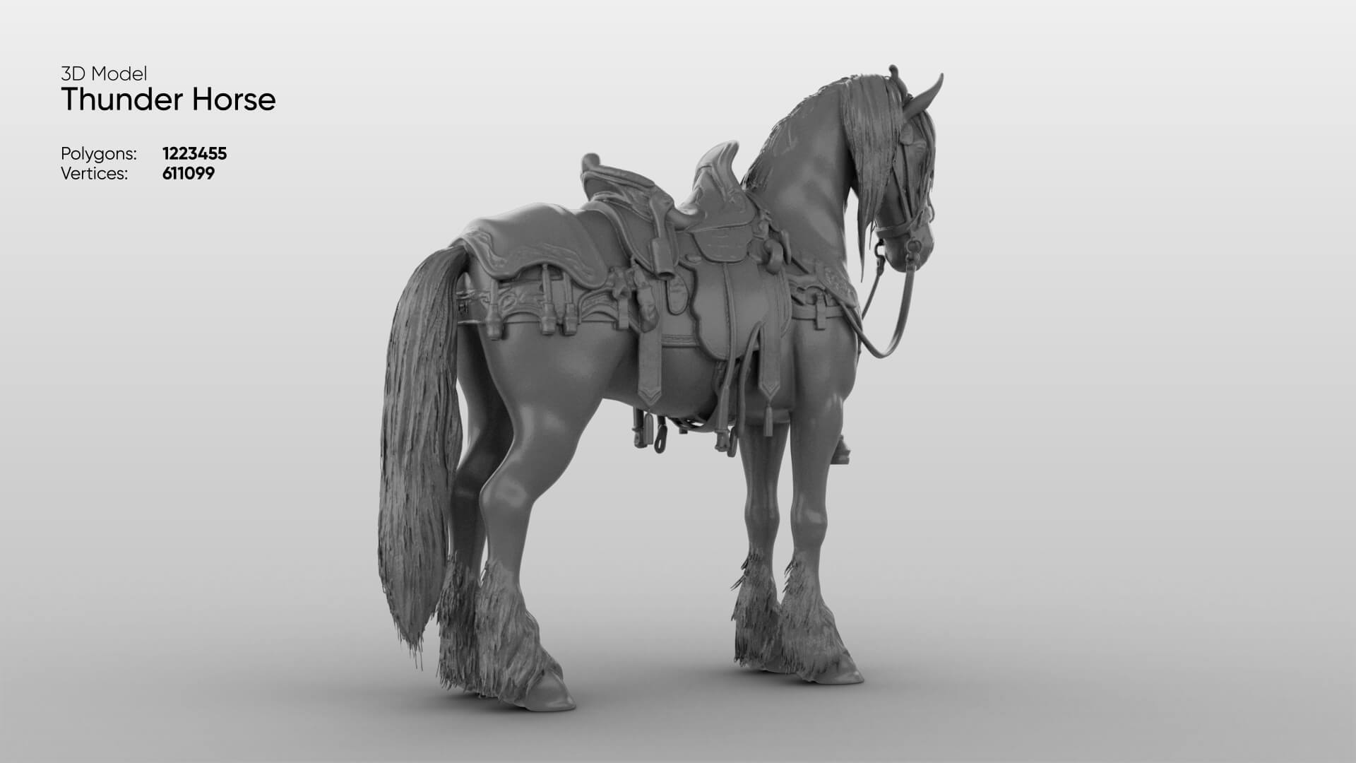 Horse 3D Model 3D Model