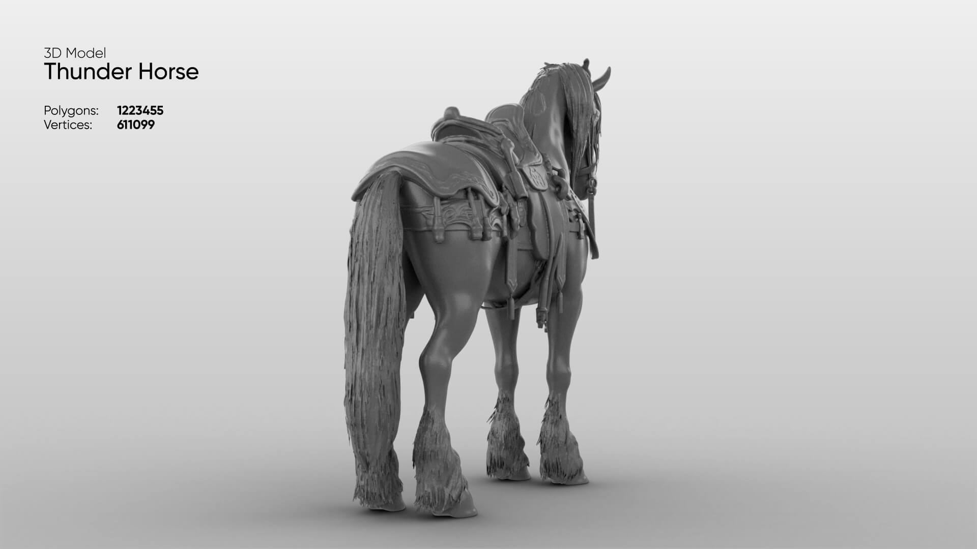 Horse 3D Model 3D Model
