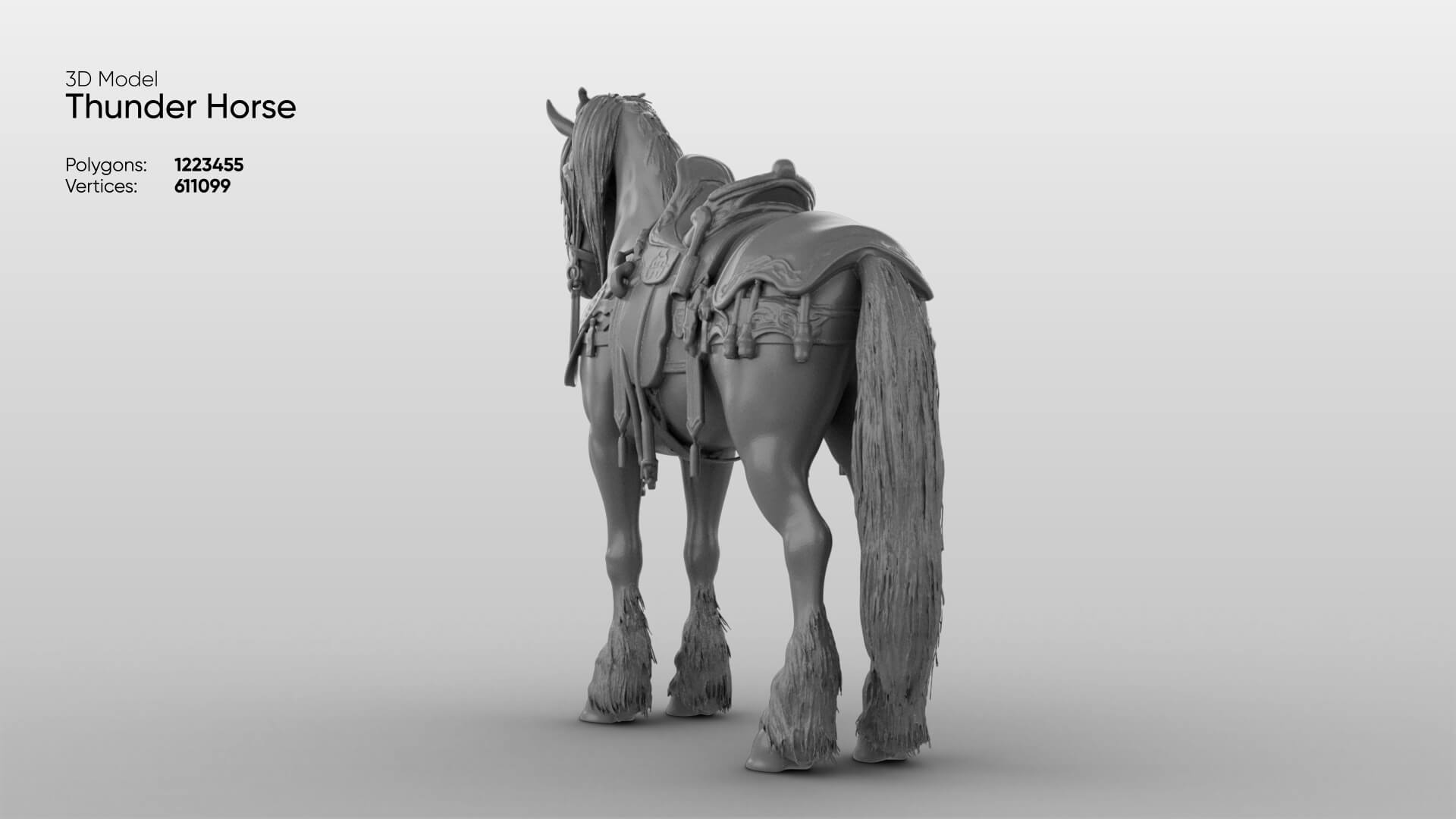 Horse 3D Model 3D Model