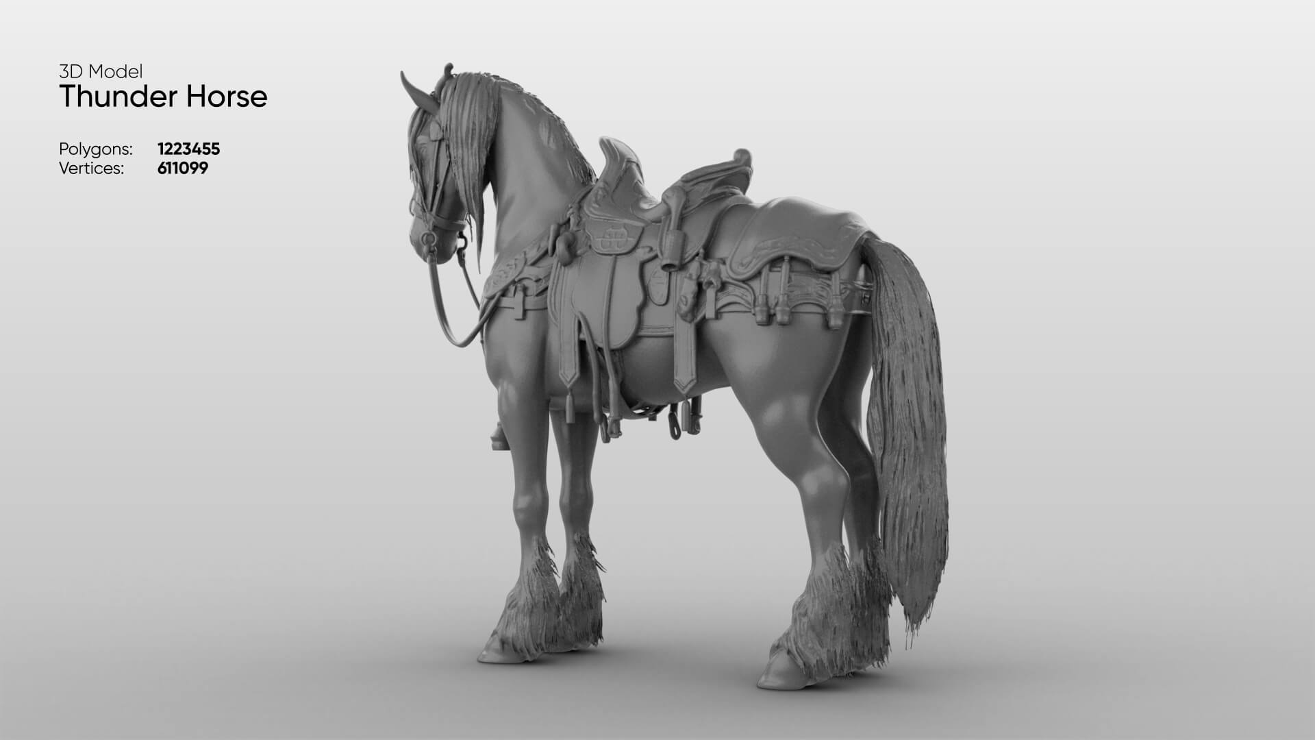 Horse 3D Model 3D Model