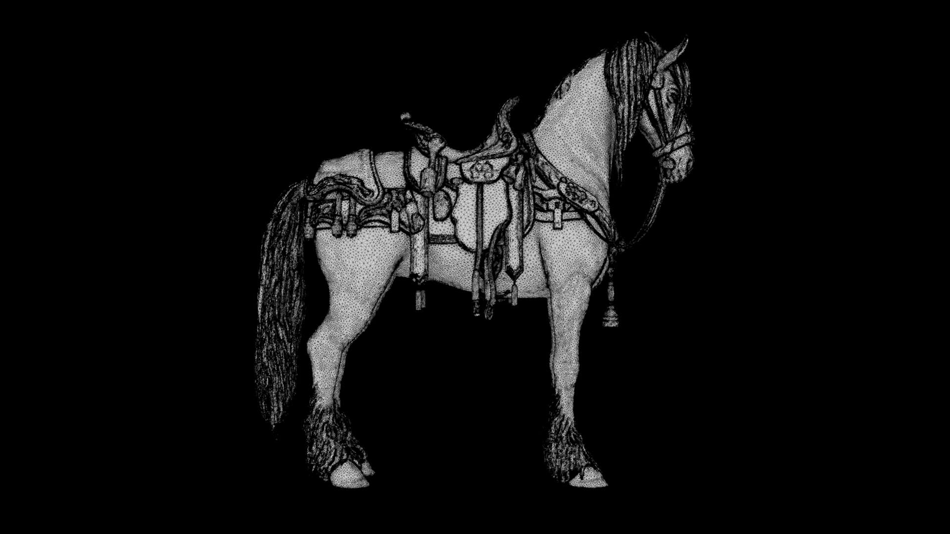 Horse 3D Model 3D Model