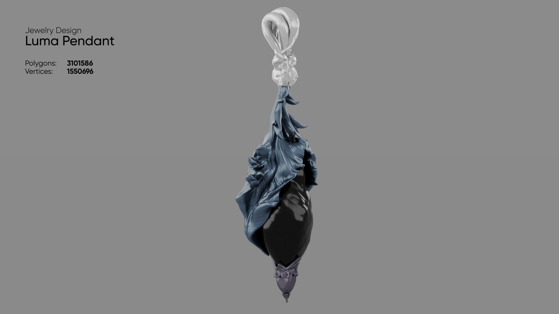 Jewelry - Luma Pendant 3D Model 3D Model