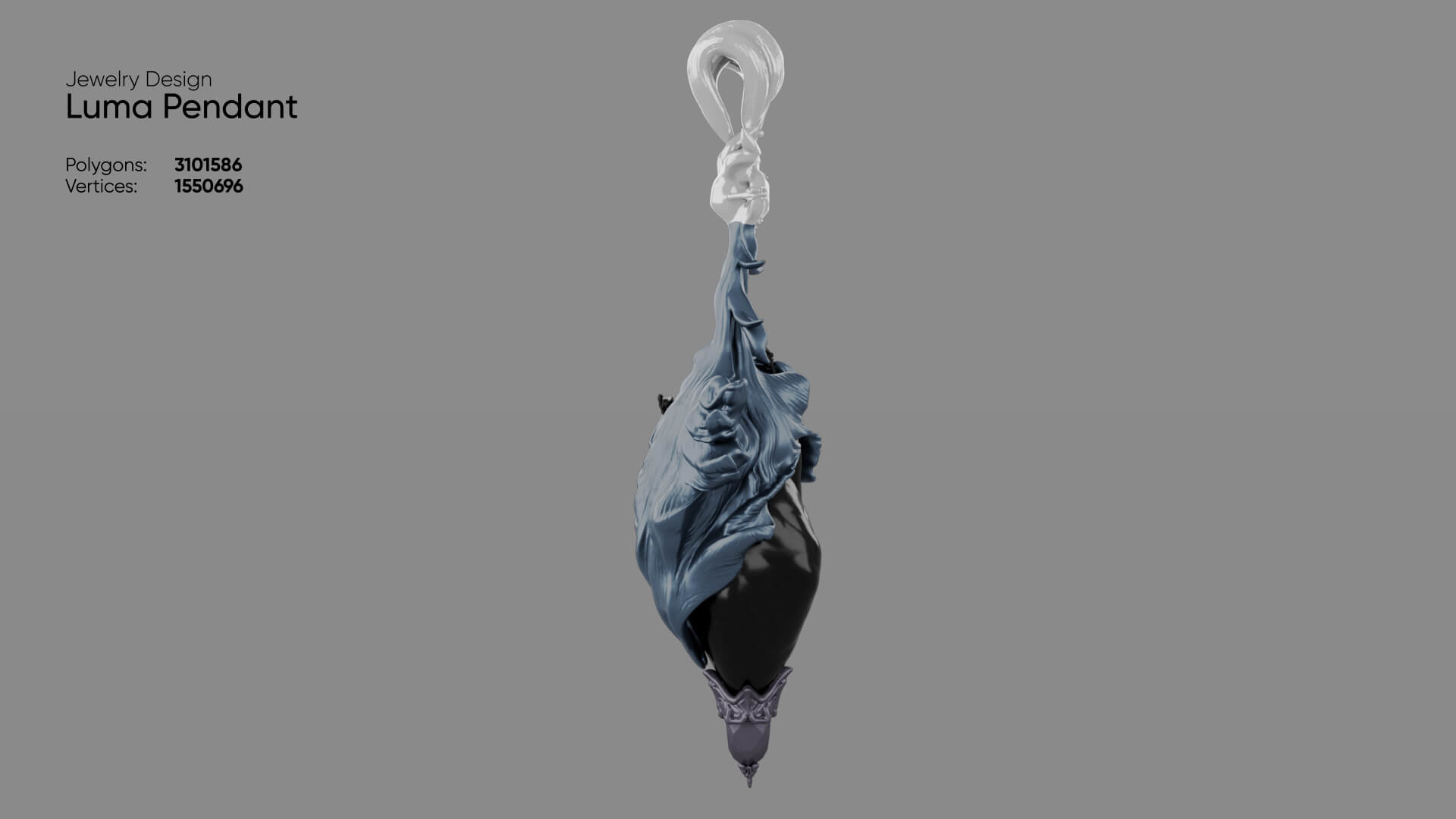 Jewelry - Luma Pendant 3D Model 3D Model