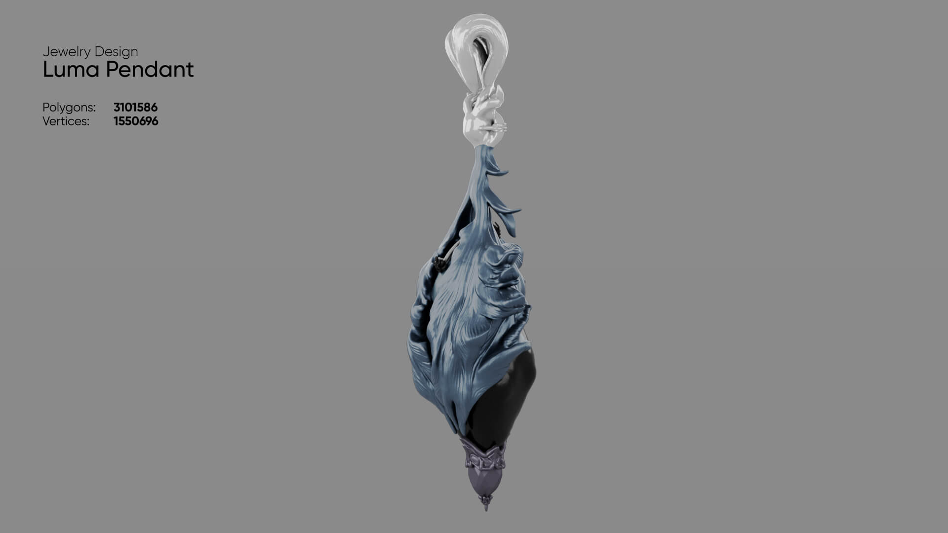 Jewelry - Luma Pendant 3D Model 3D Model