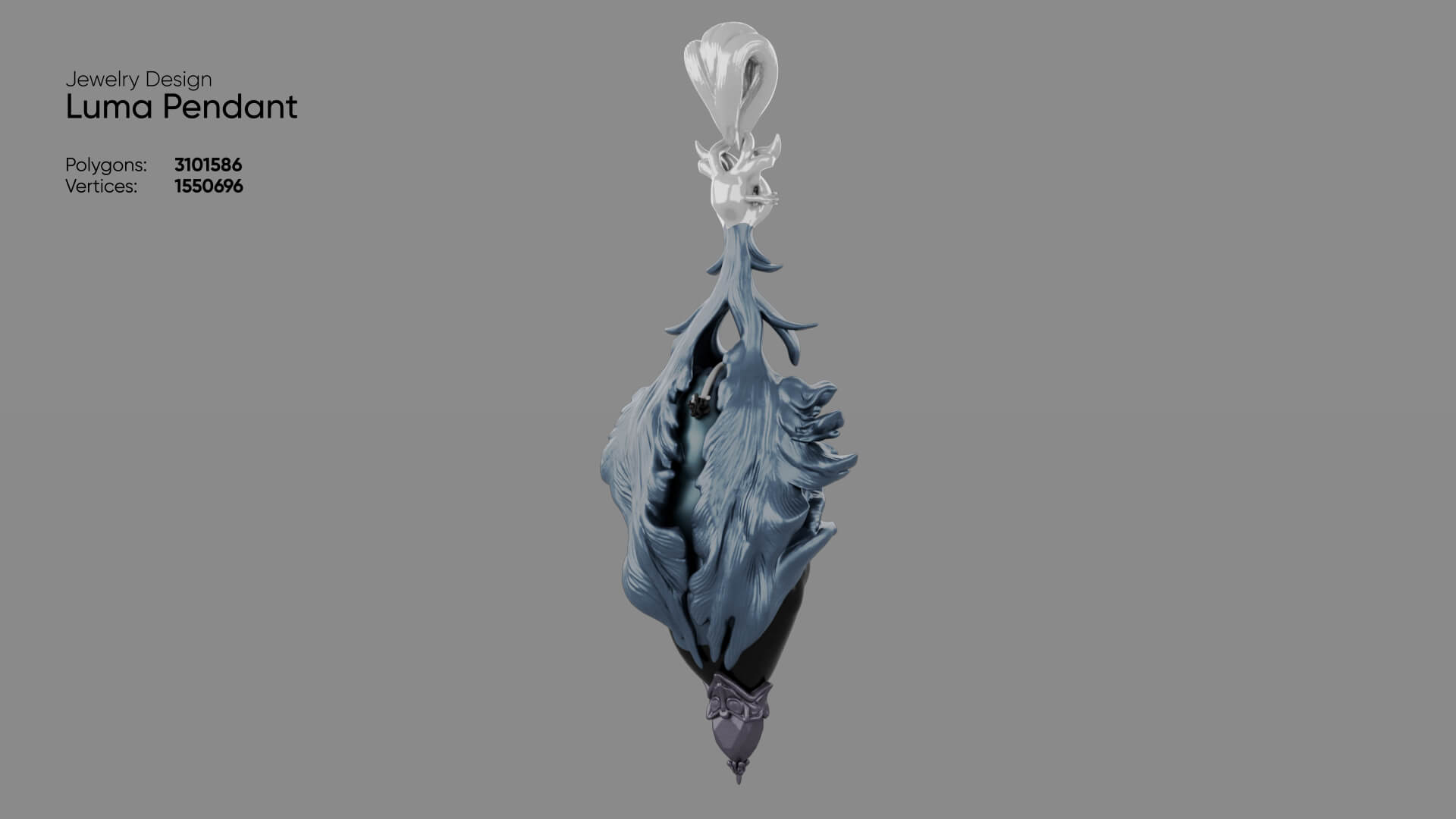 Jewelry - Luma Pendant 3D Model 3D Model