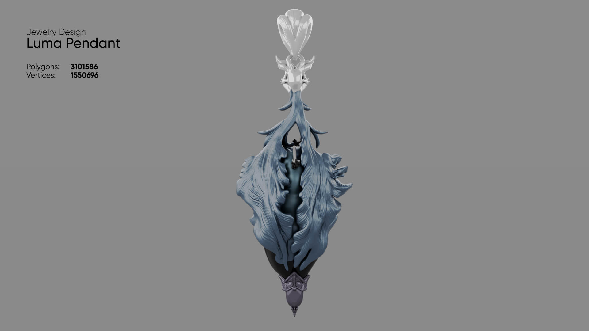 Jewelry - Luma Pendant 3D Model 3D Model
