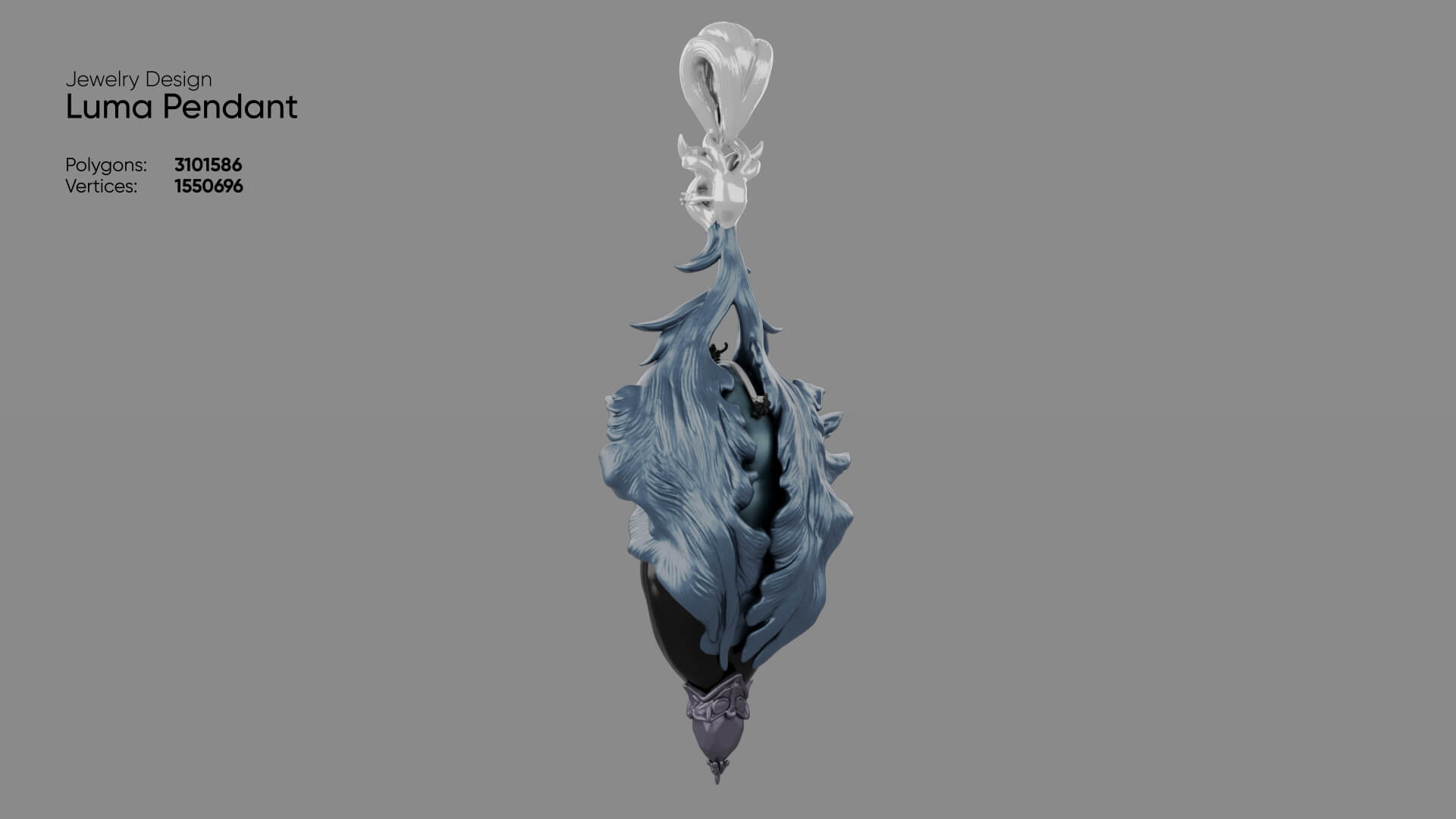 Jewelry - Luma Pendant 3D Model 3D Model