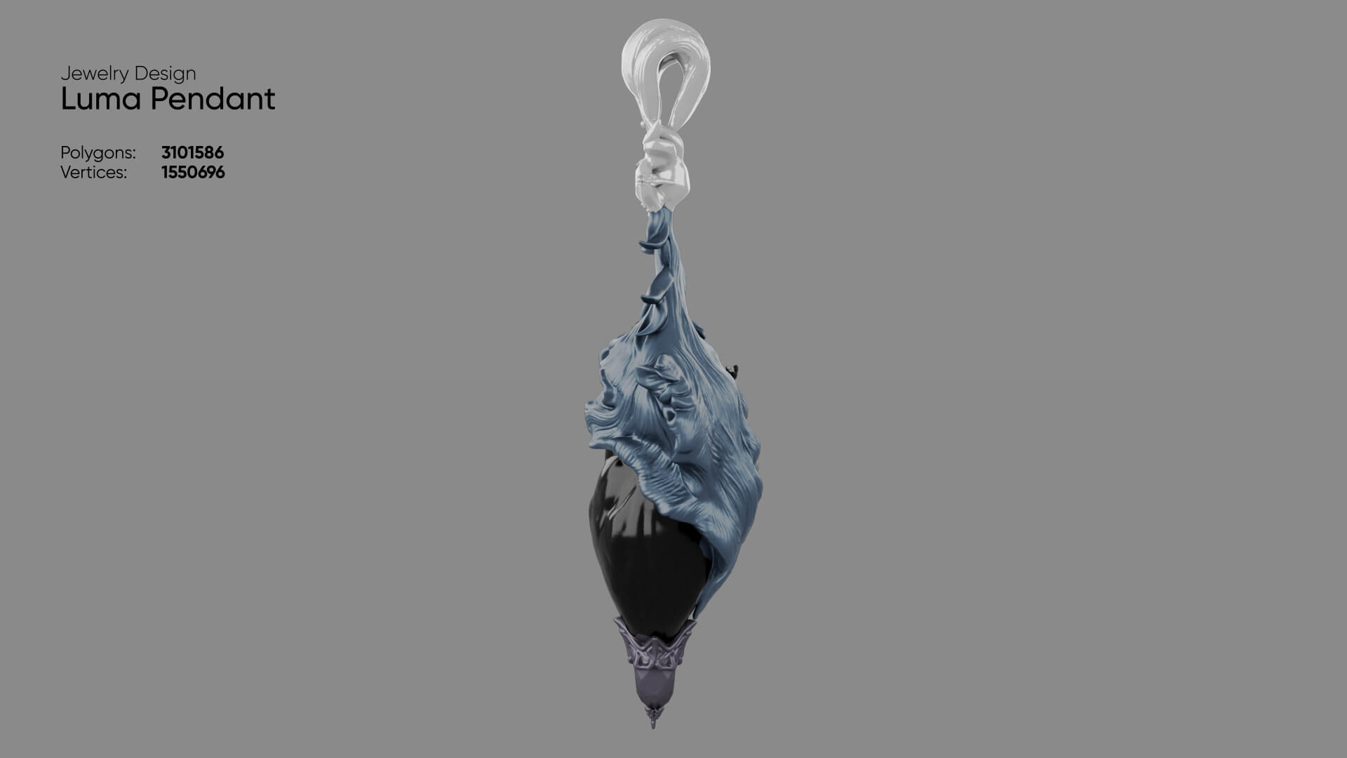 Jewelry - Luma Pendant 3D Model 3D Model