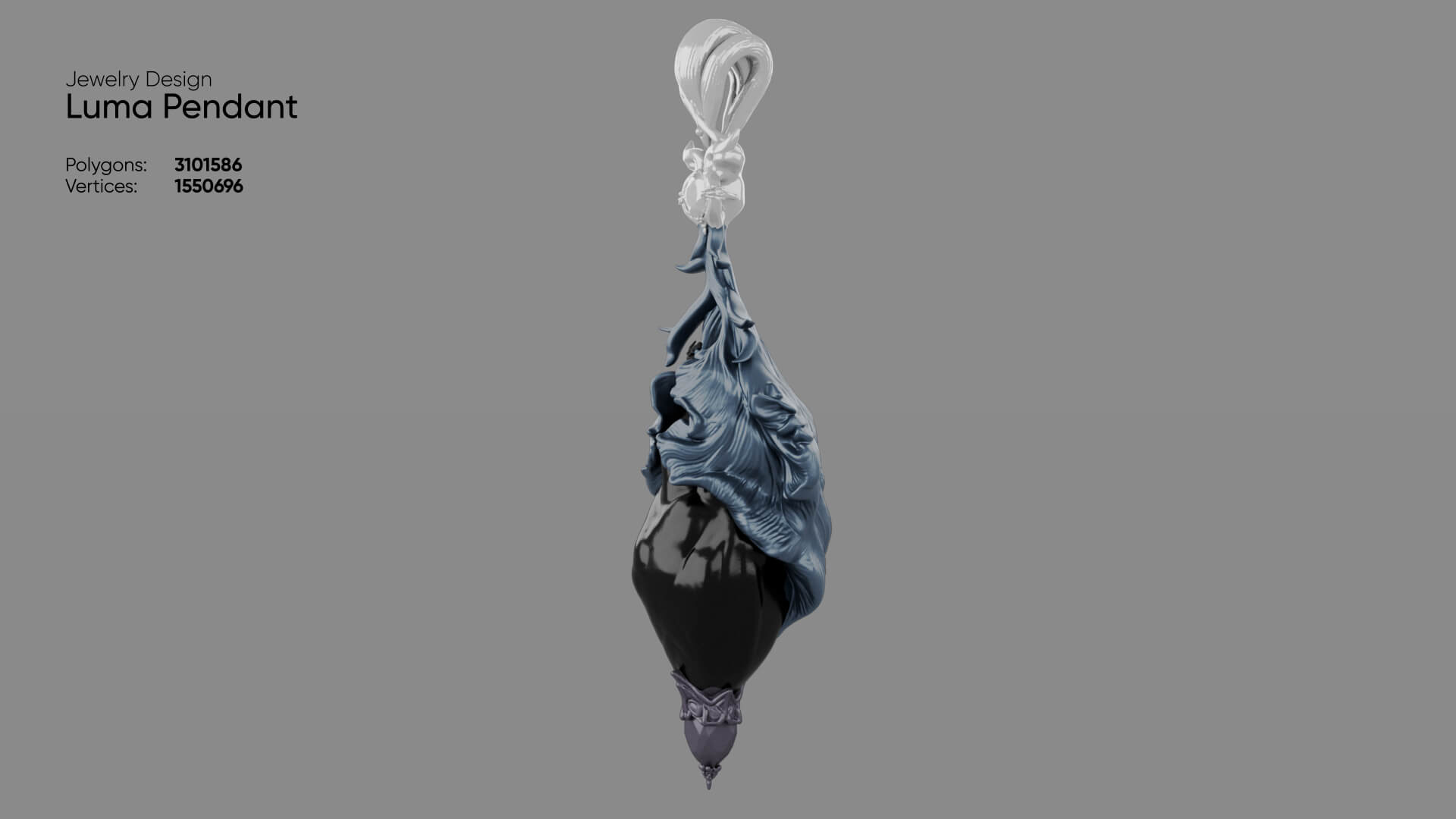 Jewelry - Luma Pendant 3D Model 3D Model