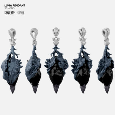 Jewelry - Luma Pendant 3D Model