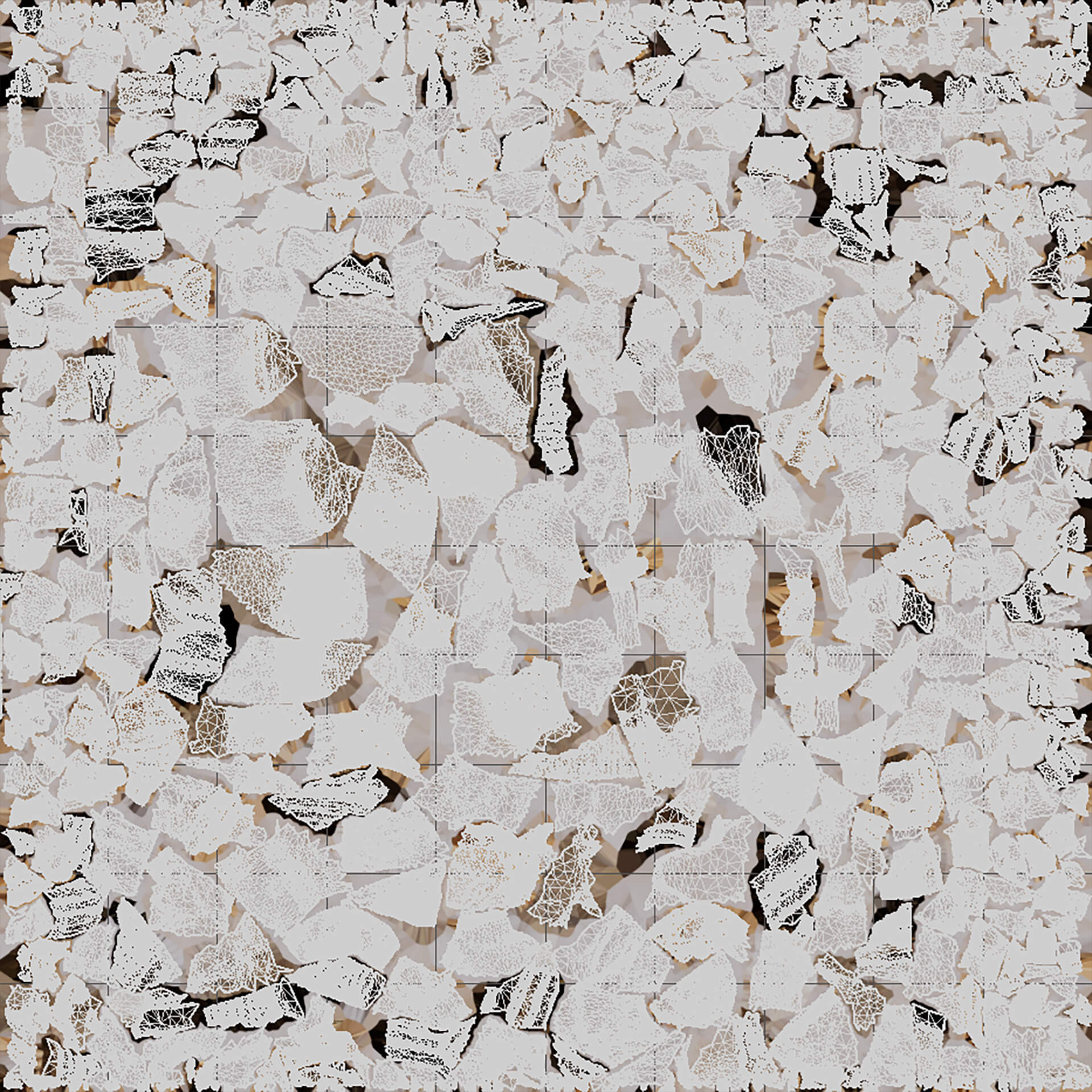 Kintsugi Bird 3D Model