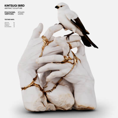 Kintsugi Bird
