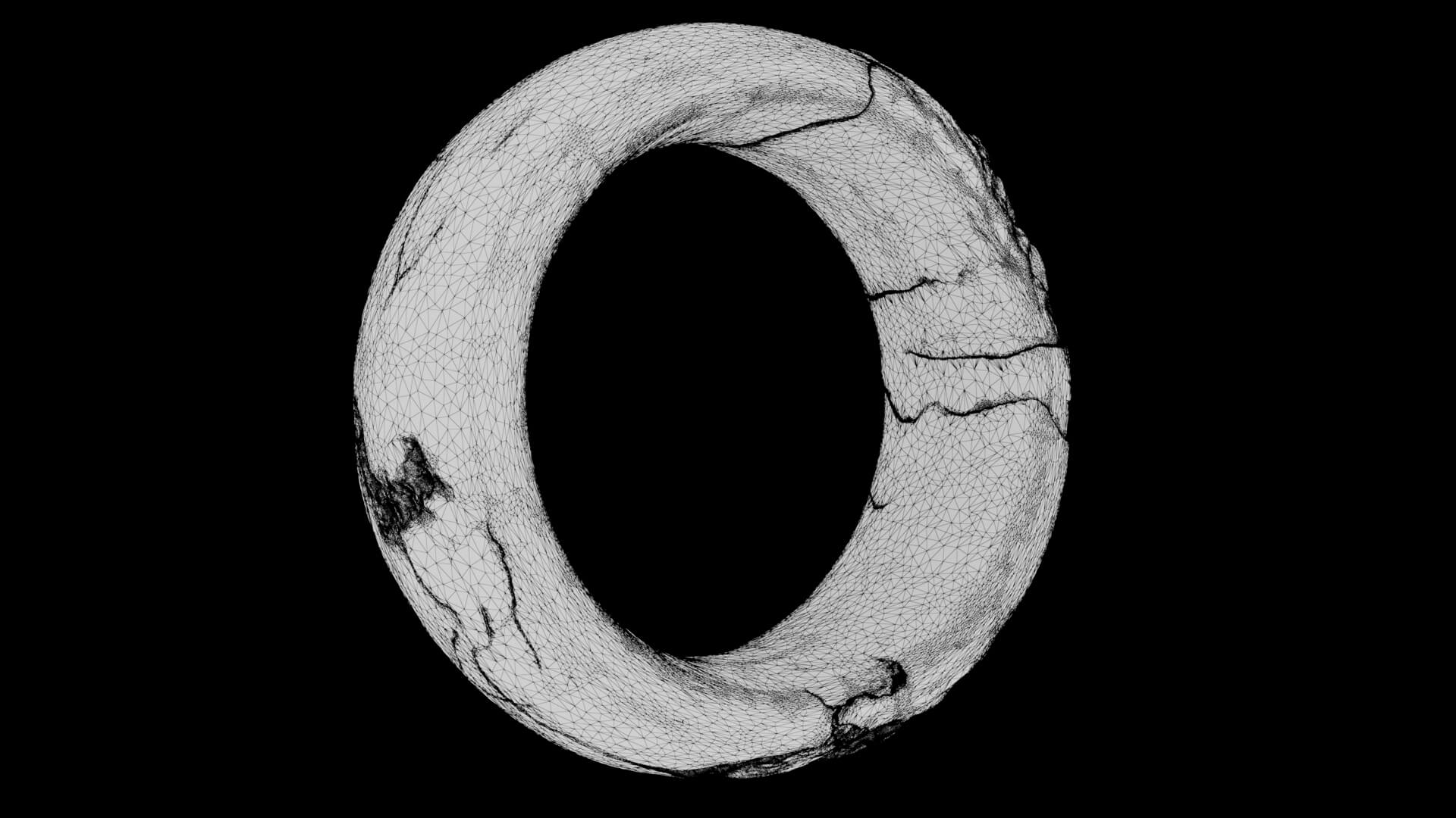 Kintsugi Ring 3D Model