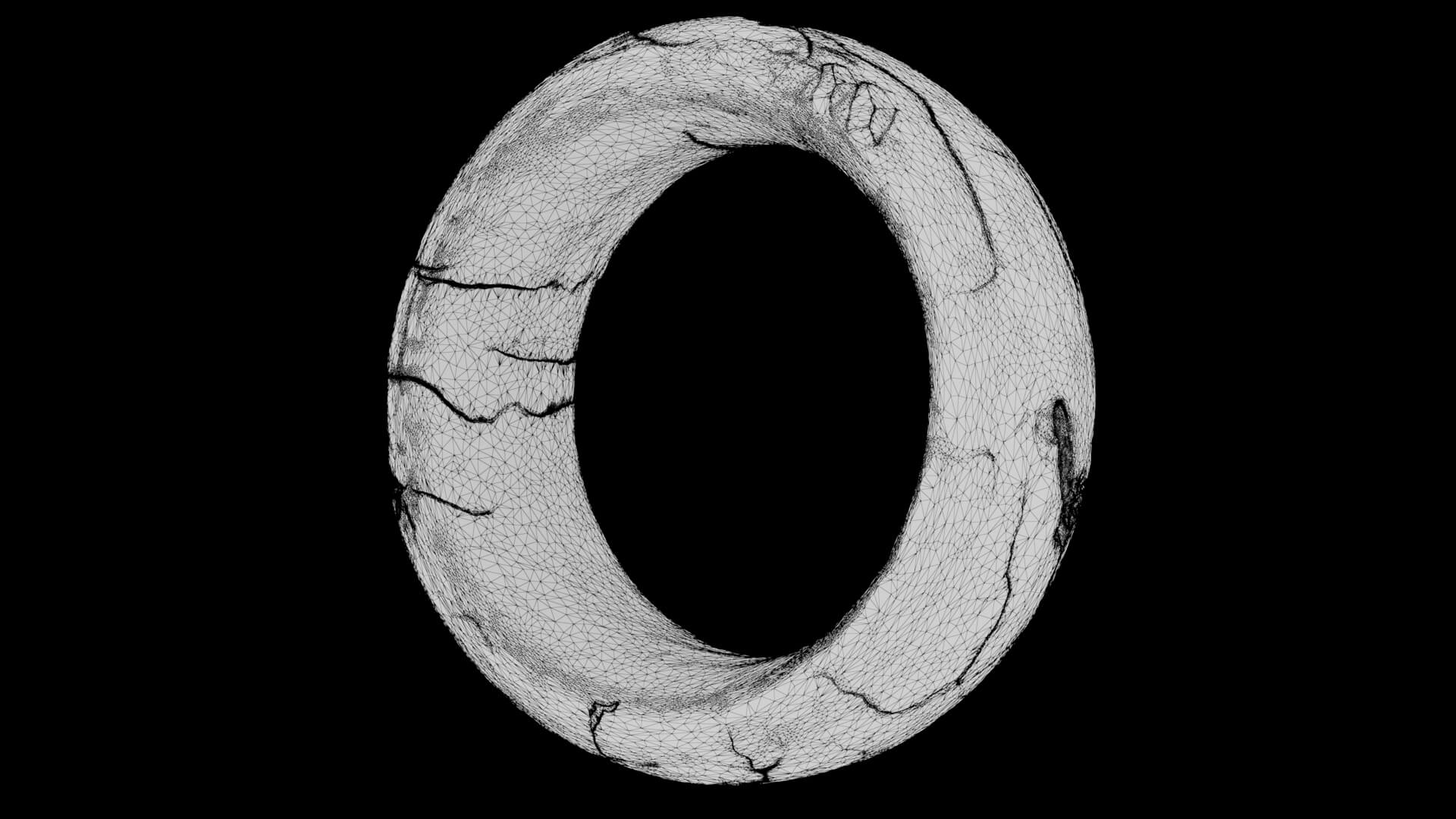 Kintsugi Ring 3D Model
