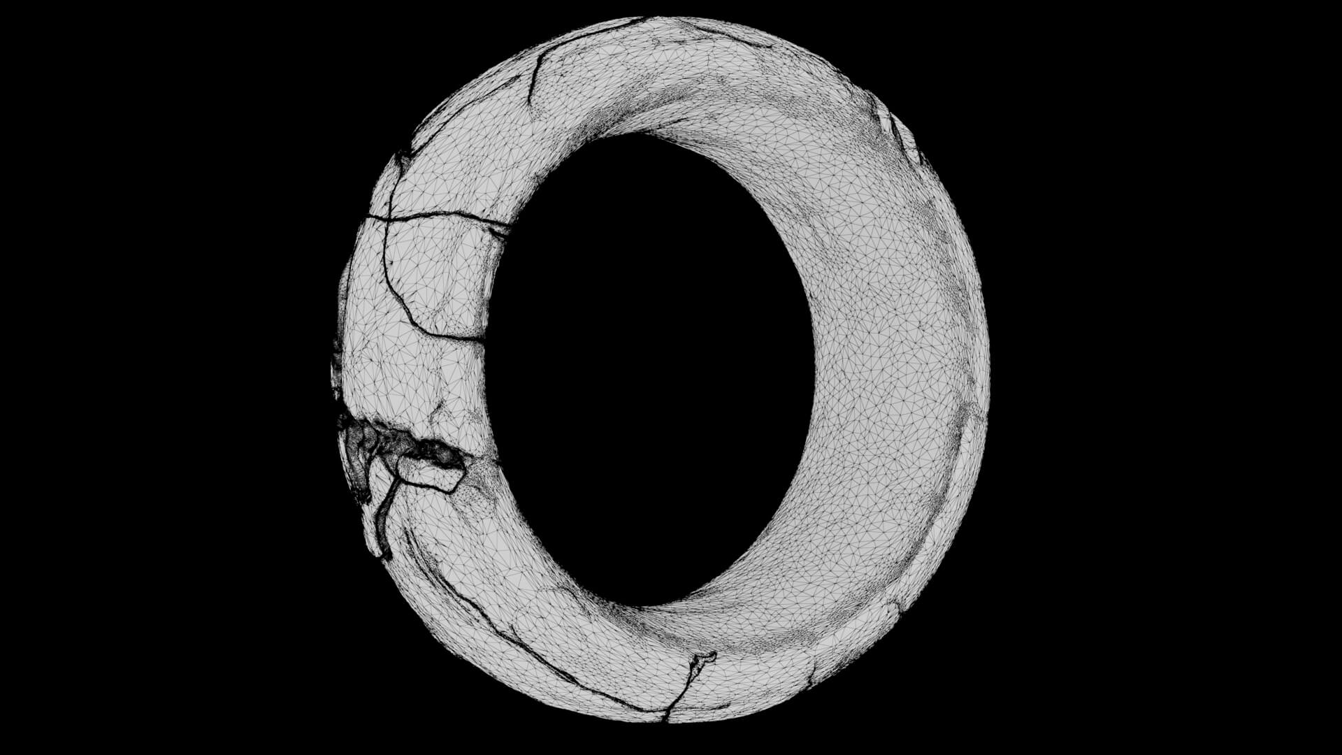 Kintsugi Ring 3D Model
