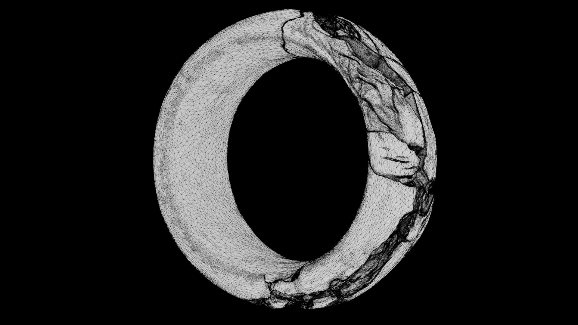 Kintsugi Ring 3D Model