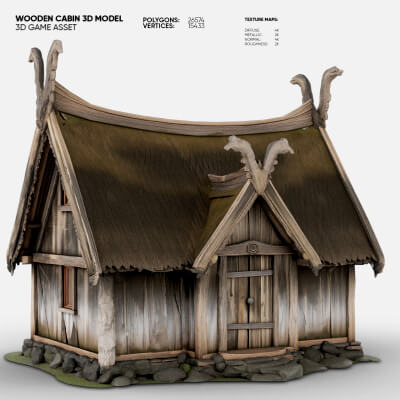 Low Poly Cabin
