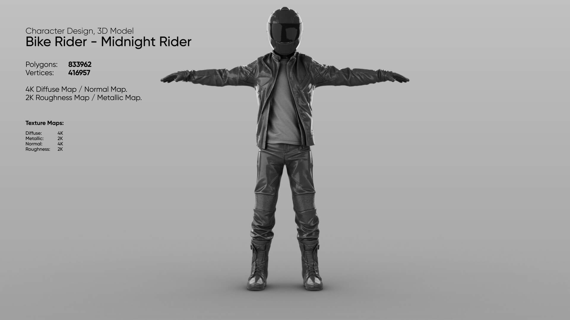 Midnight Rider 3D Model 3D Model