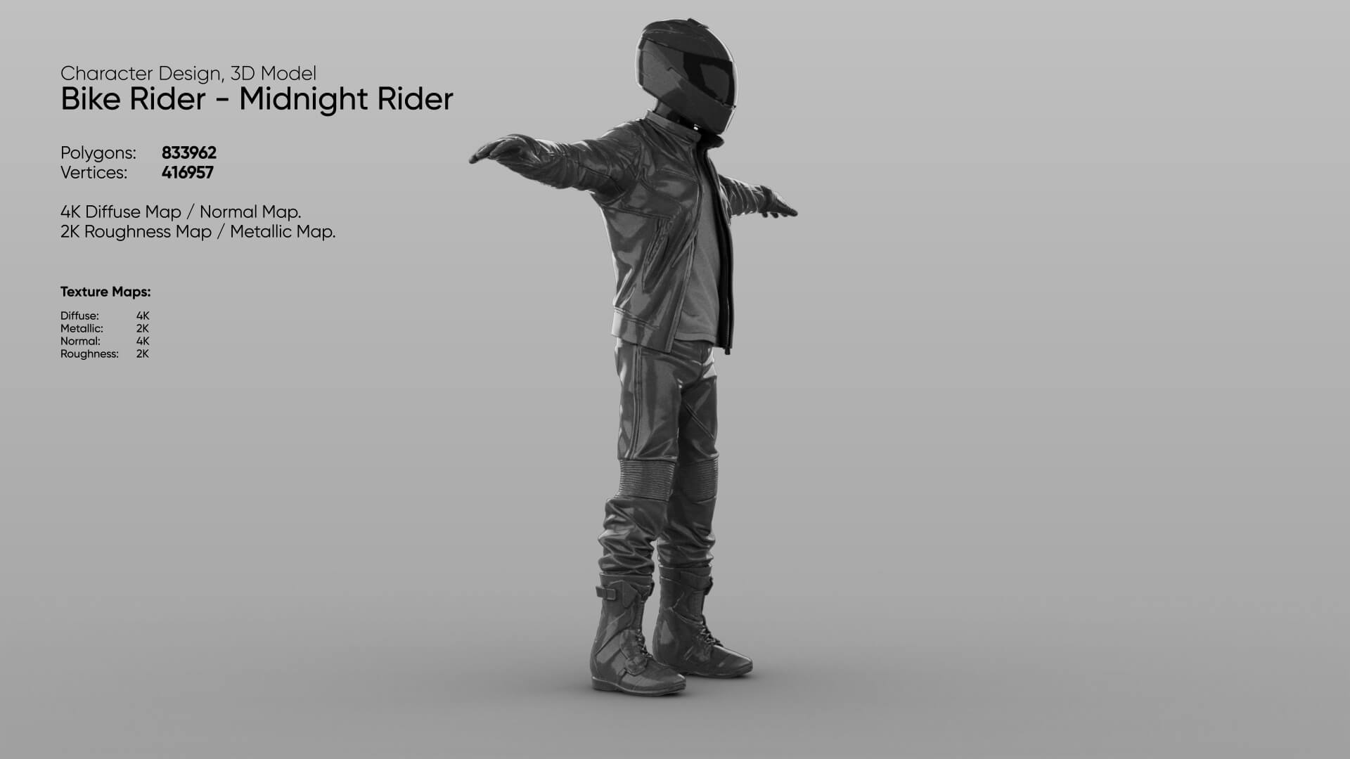 Midnight Rider 3D Model 3D Model