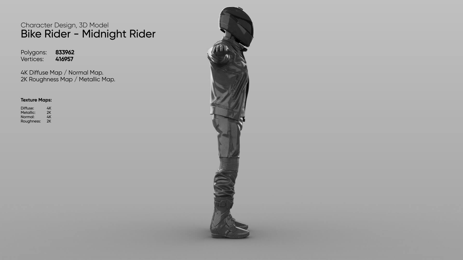 Midnight Rider 3D Model 3D Model