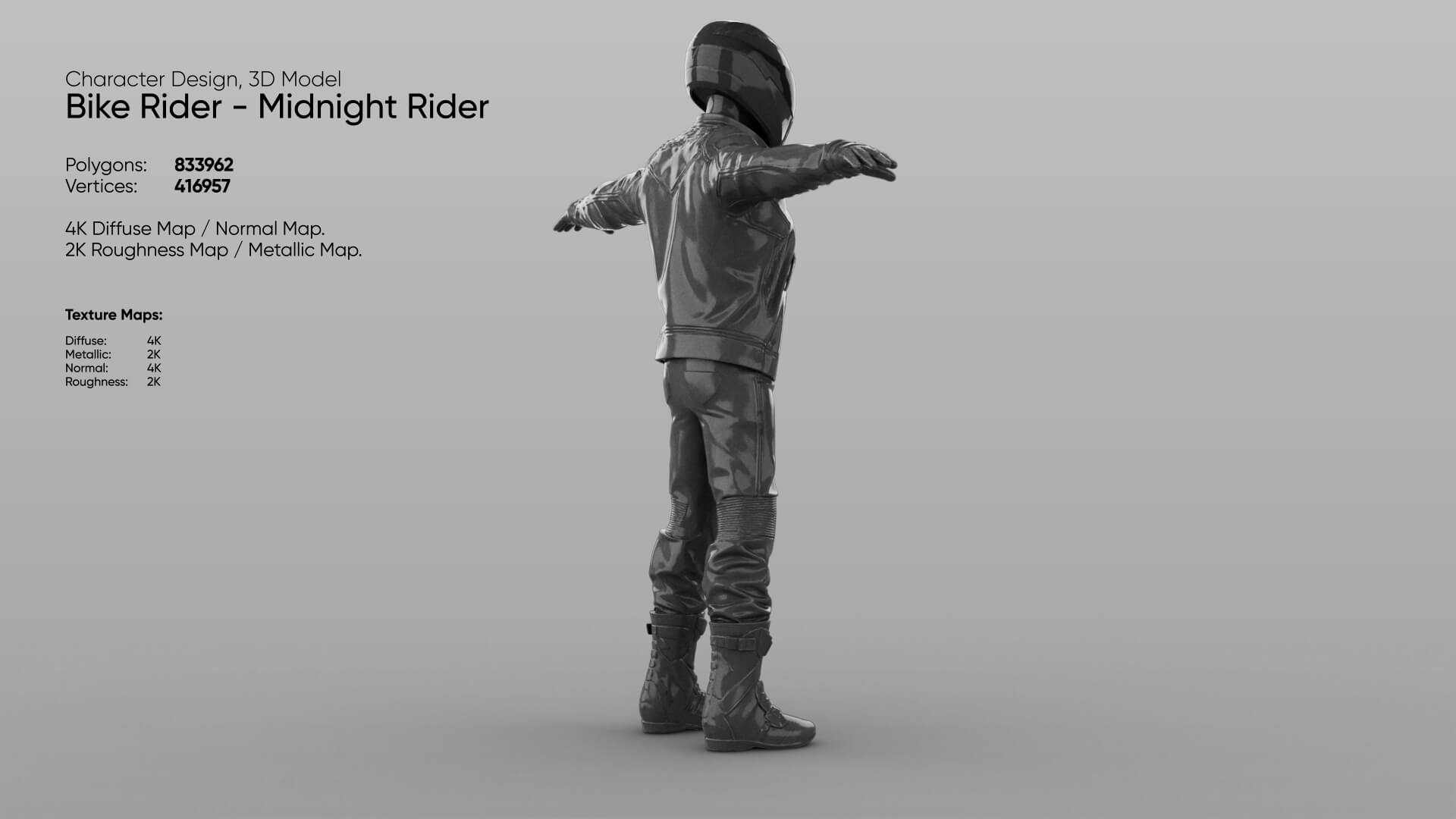 Midnight Rider 3D Model 3D Model