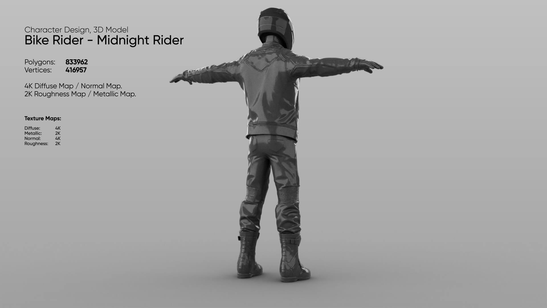 Midnight Rider 3D Model 3D Model
