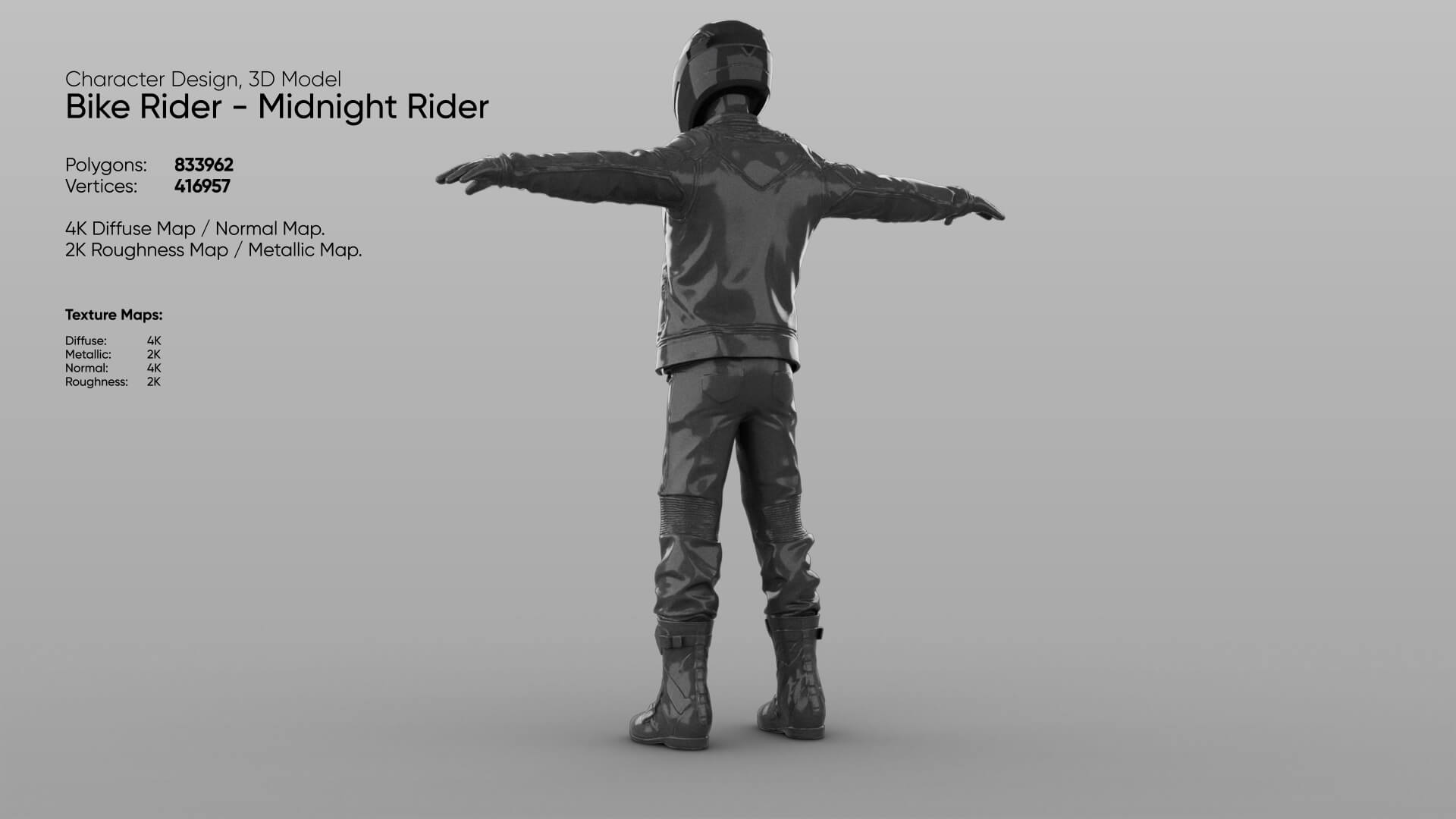 Midnight Rider 3D Model 3D Model