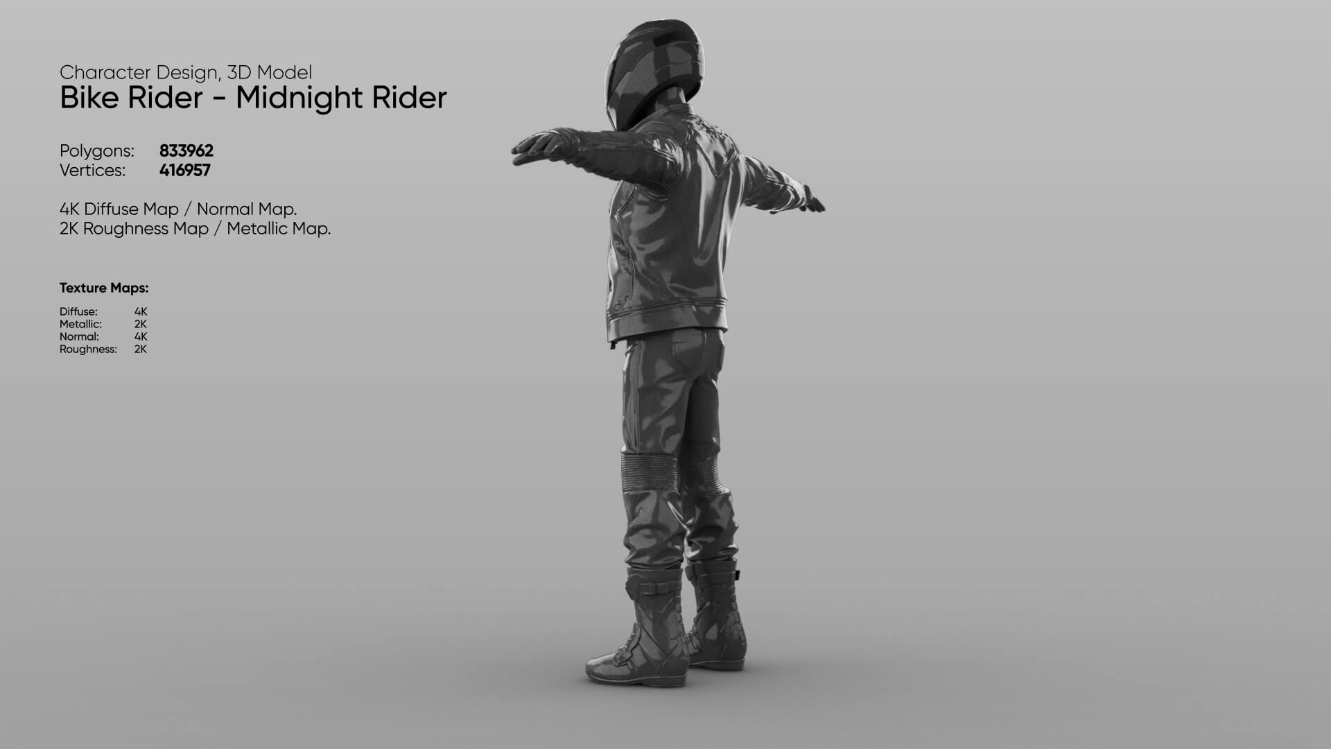 Midnight Rider 3D Model 3D Model