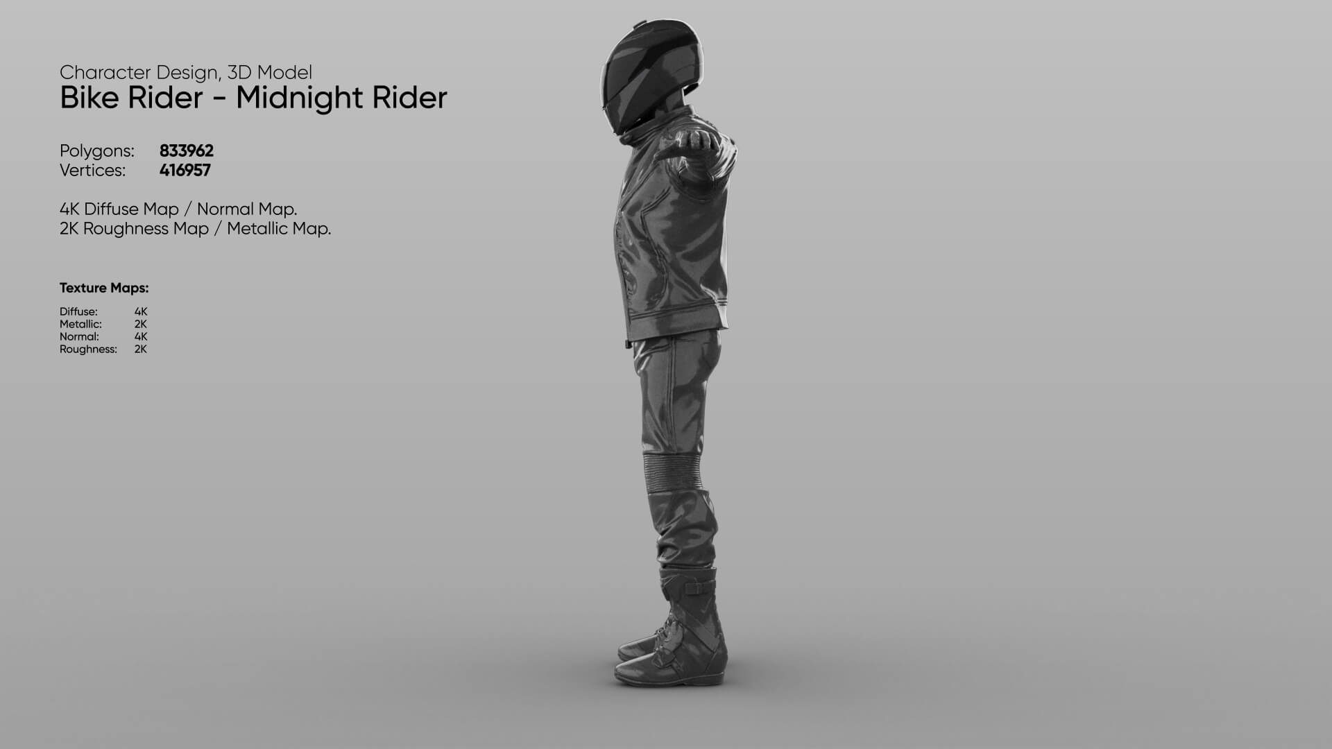 Midnight Rider 3D Model 3D Model