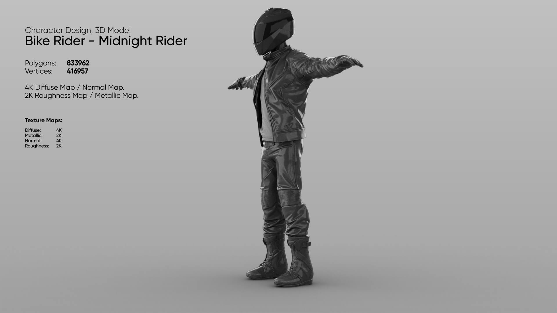Midnight Rider 3D Model 3D Model