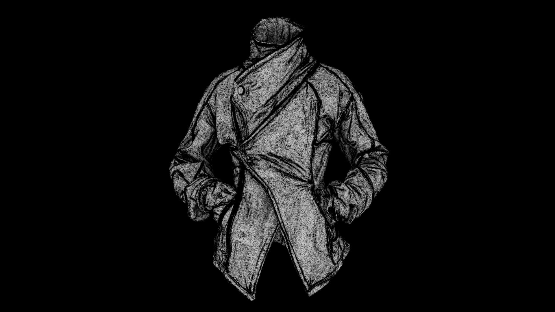 Phantom Denim Jacket 3D Model
