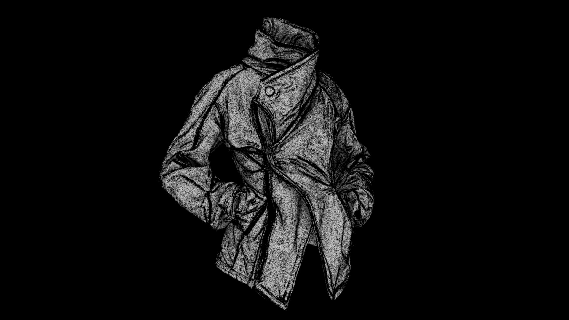 Phantom Denim Jacket 3D Model