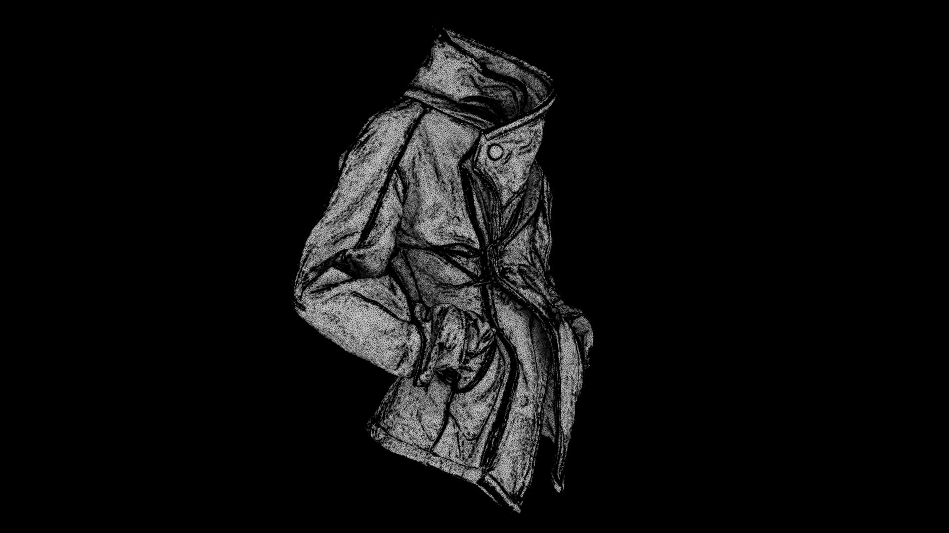 Phantom Denim Jacket 3D Model