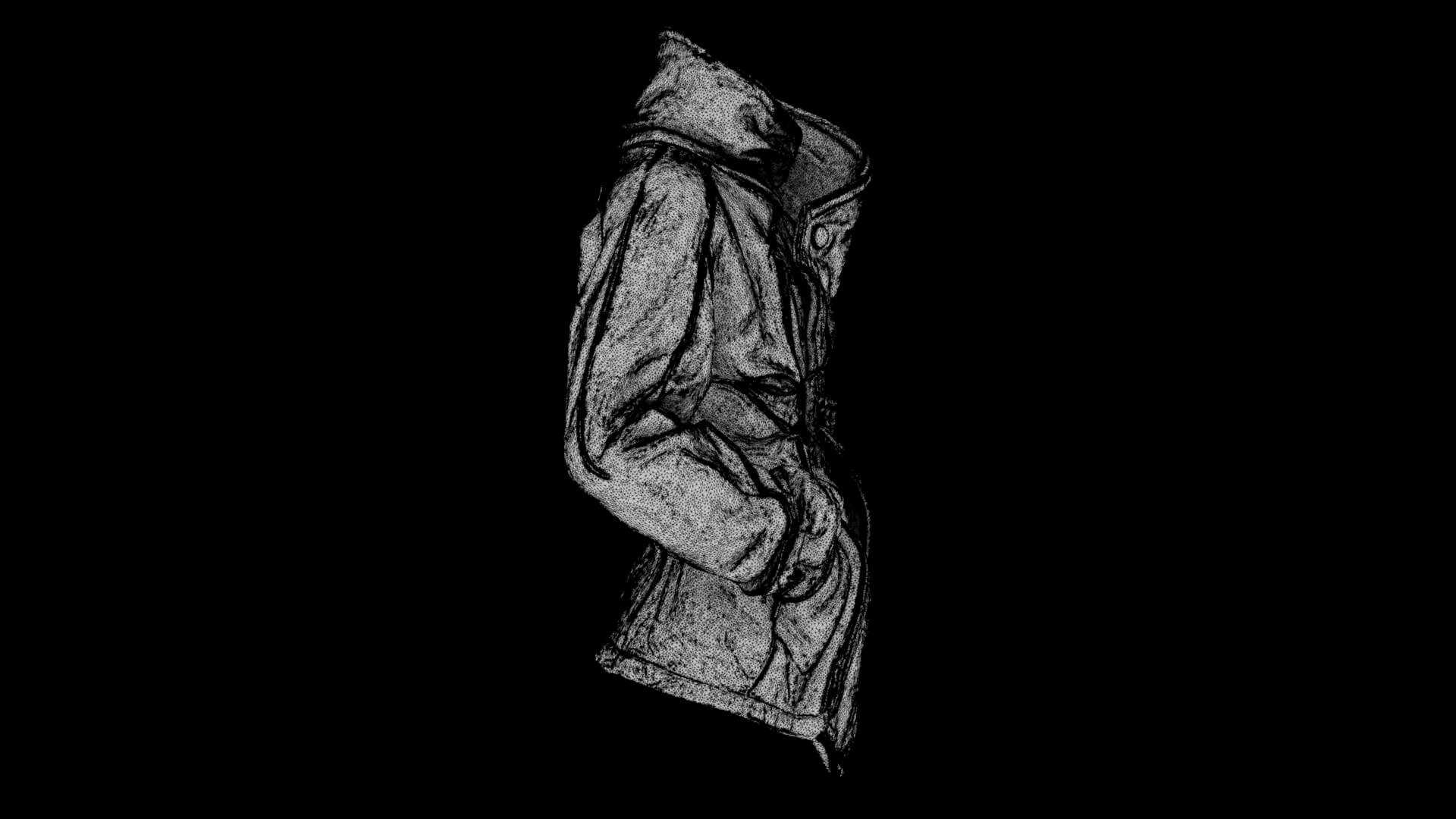 Phantom Denim Jacket 3D Model
