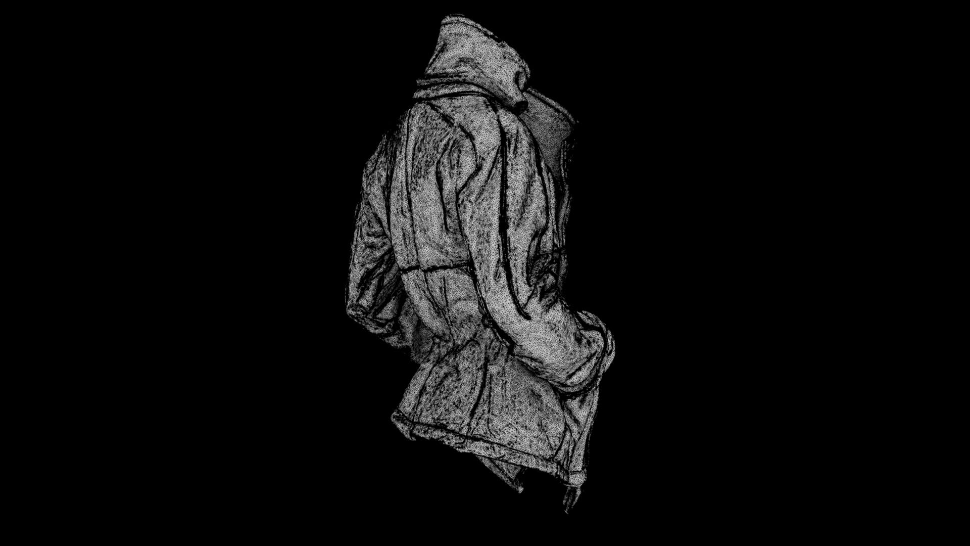 Phantom Denim Jacket 3D Model