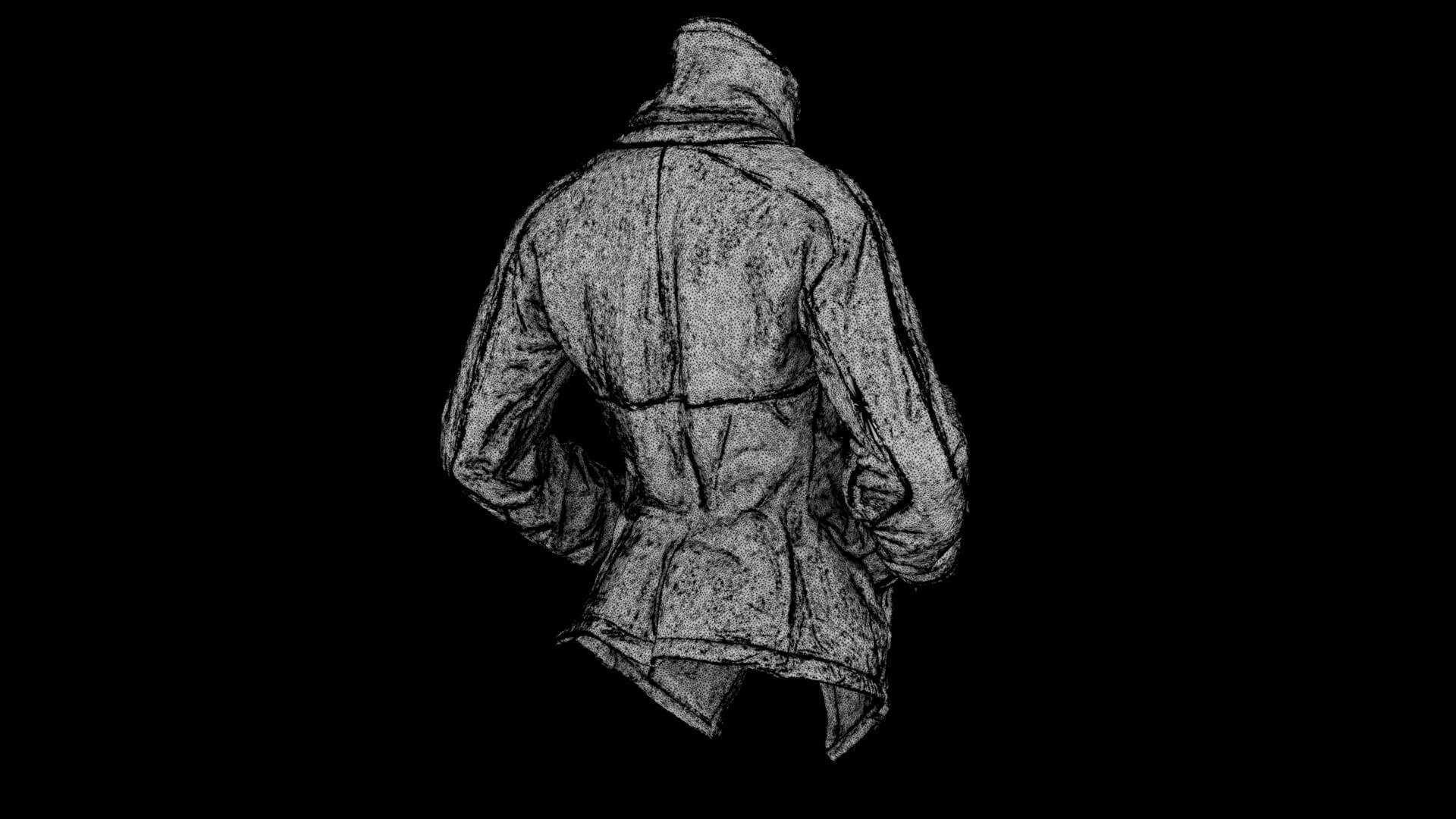 Phantom Denim Jacket 3D Model