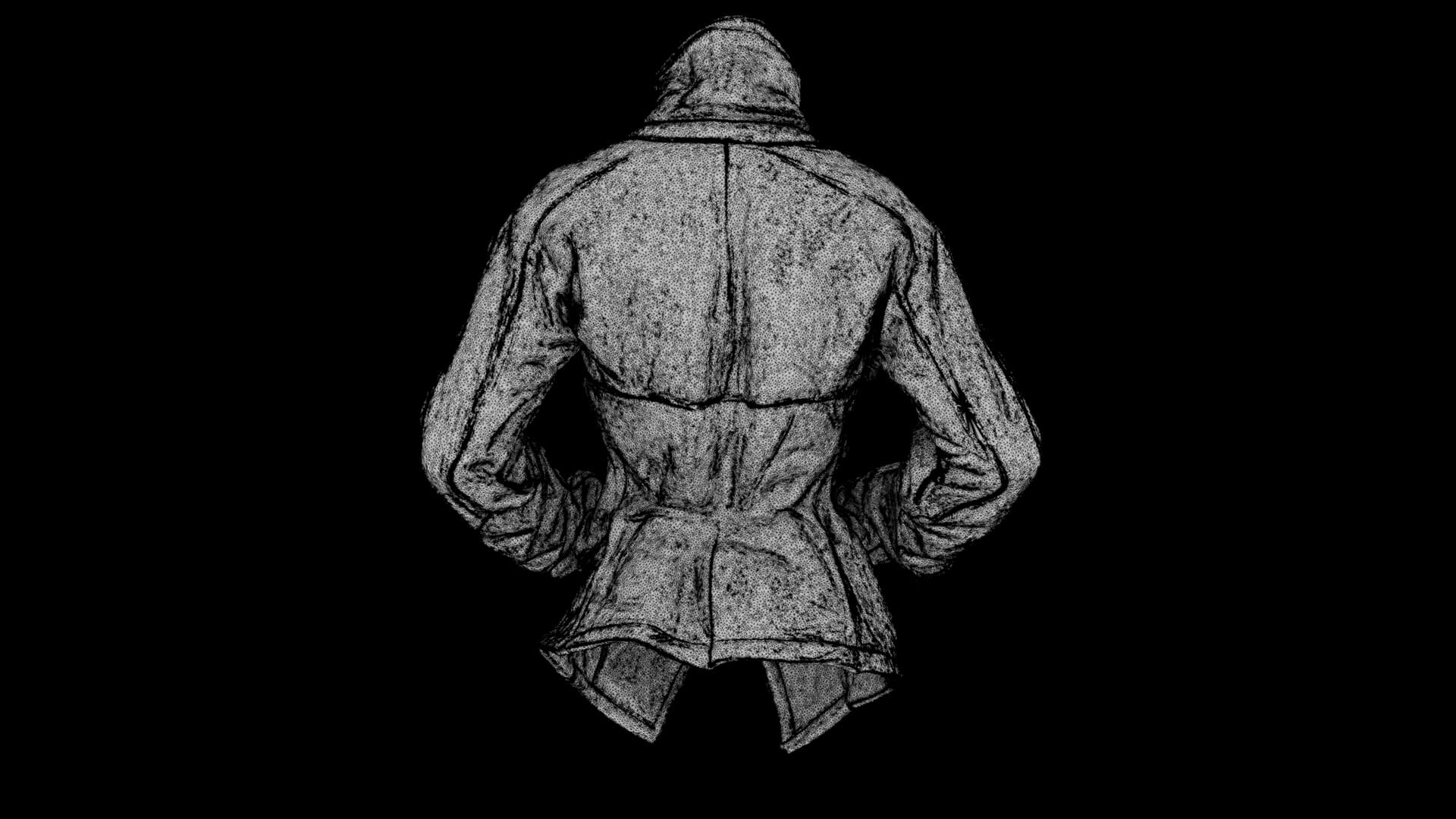 Phantom Denim Jacket 3D Model