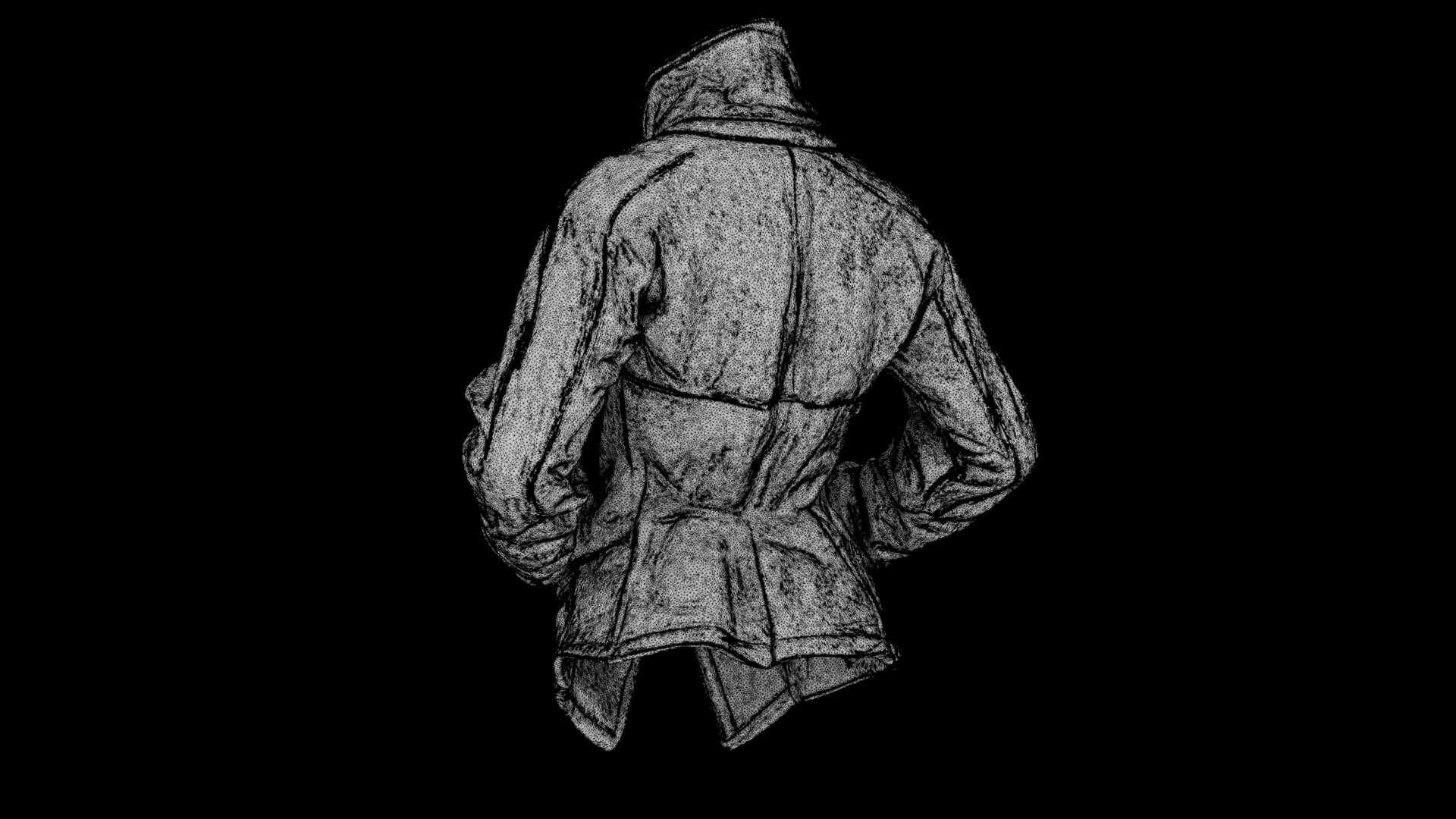 Phantom Denim Jacket 3D Model