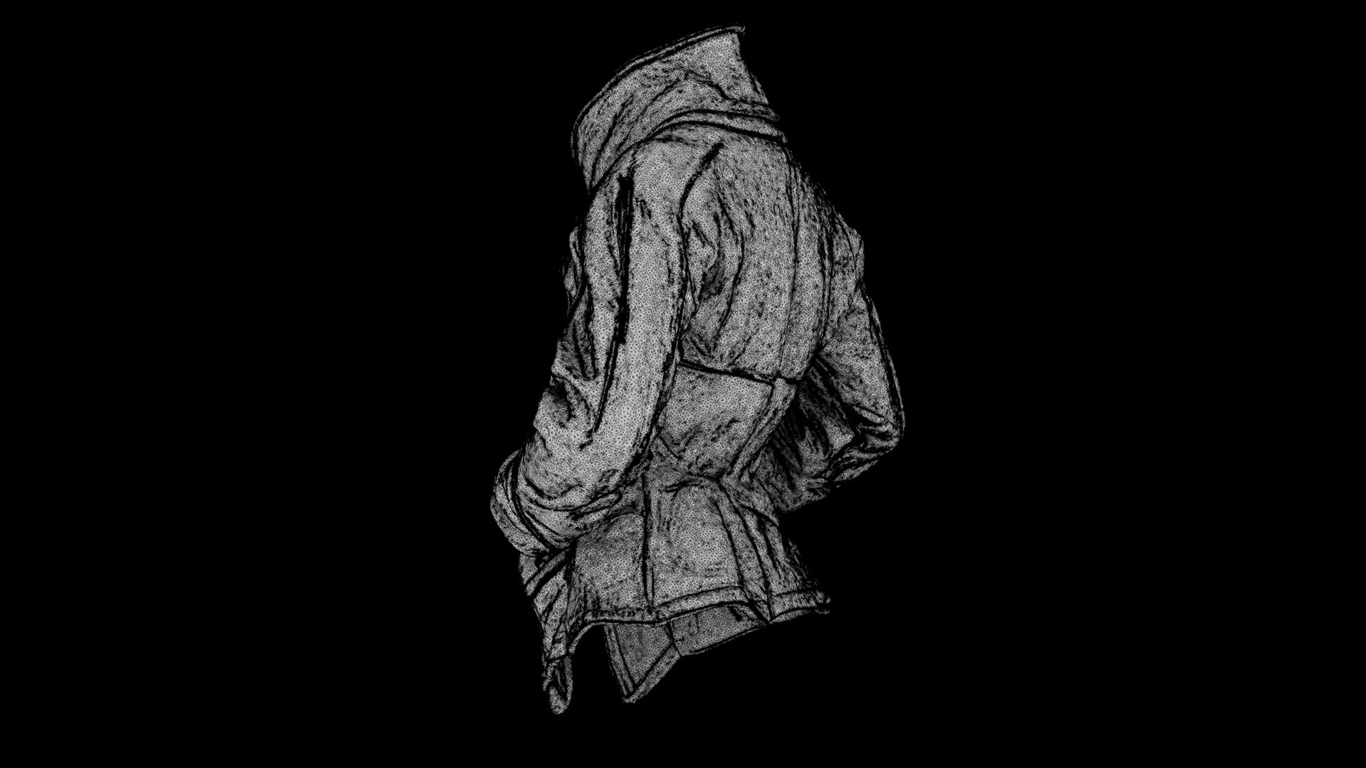 Phantom Denim Jacket 3D Model
