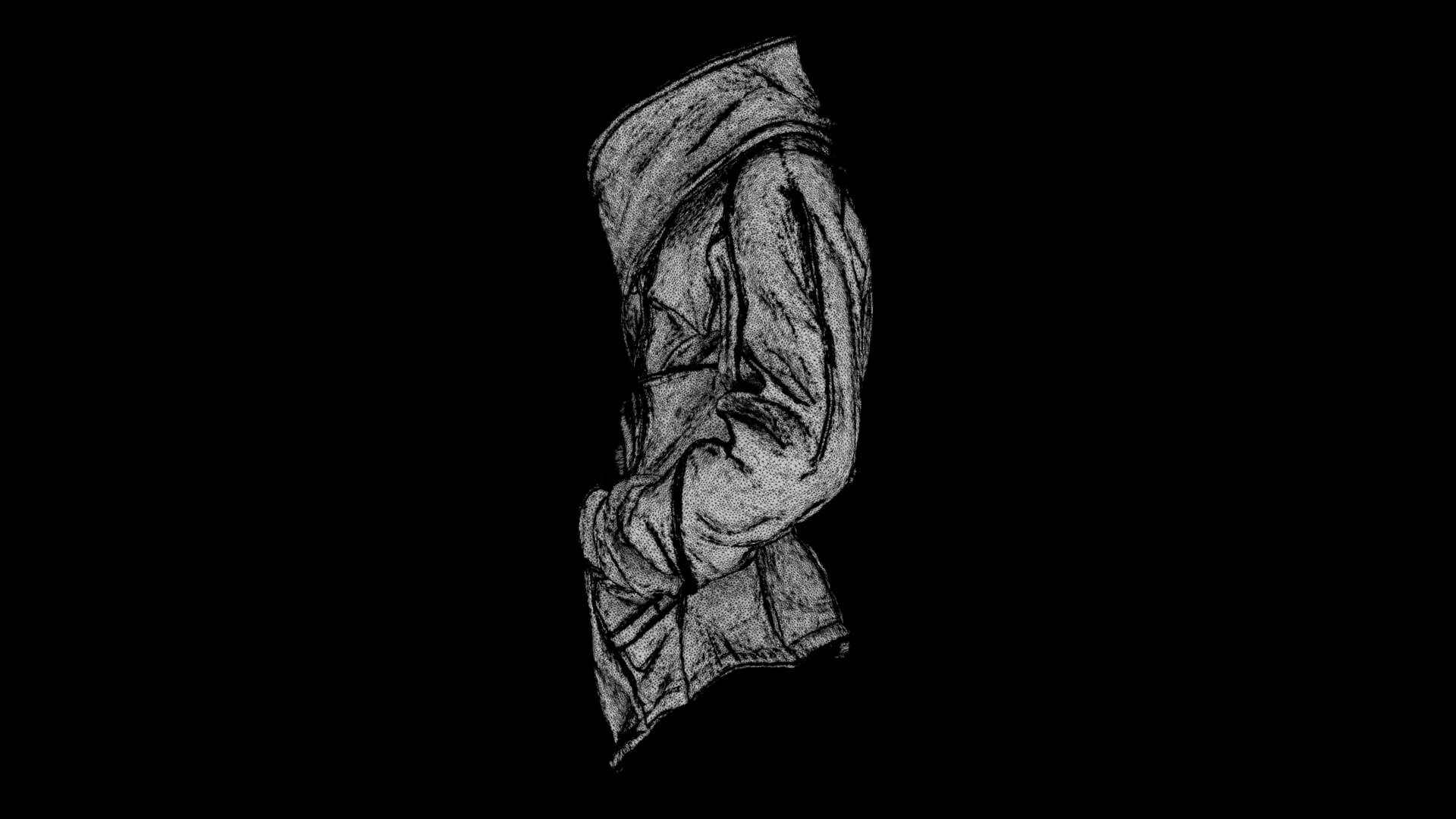 Phantom Denim Jacket 3D Model