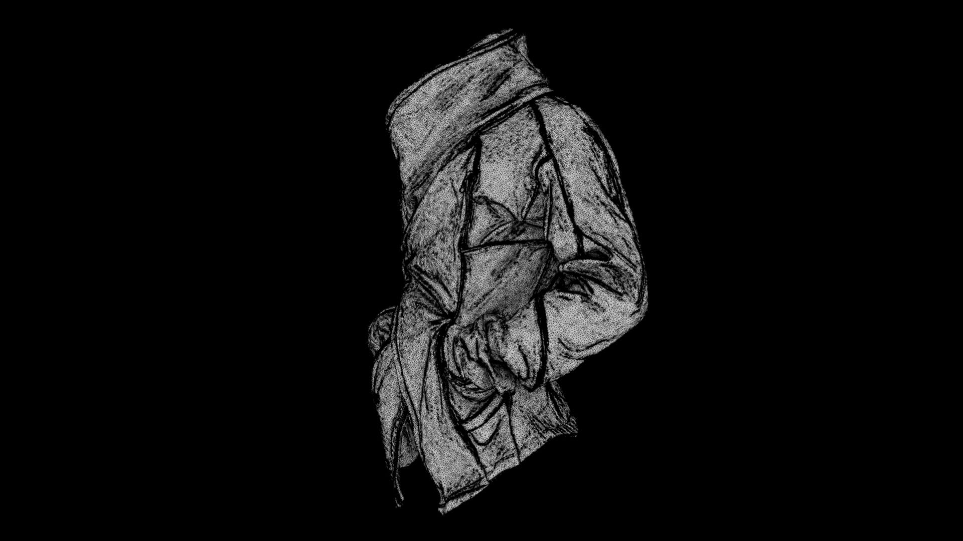 Phantom Denim Jacket 3D Model