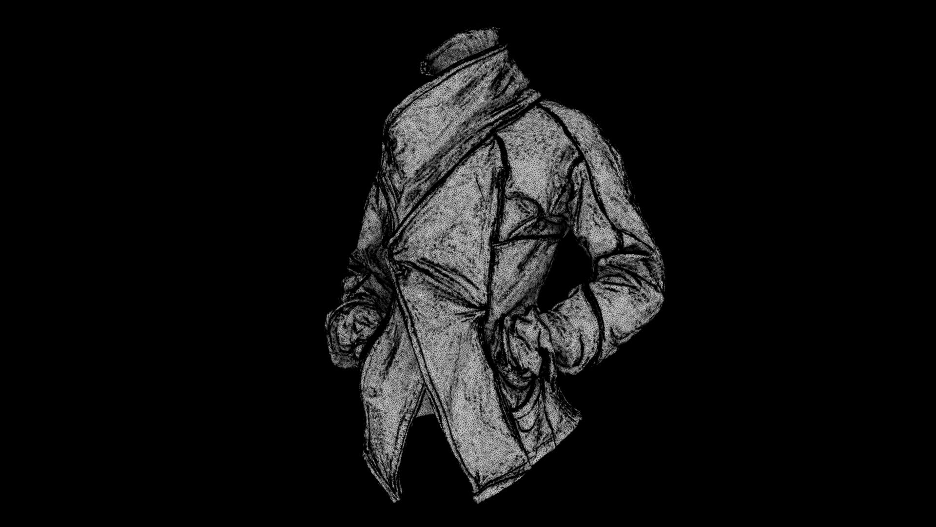 Phantom Denim Jacket 3D Model