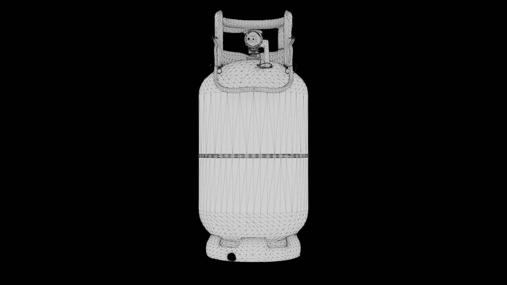Propane Cylinder 3D Model