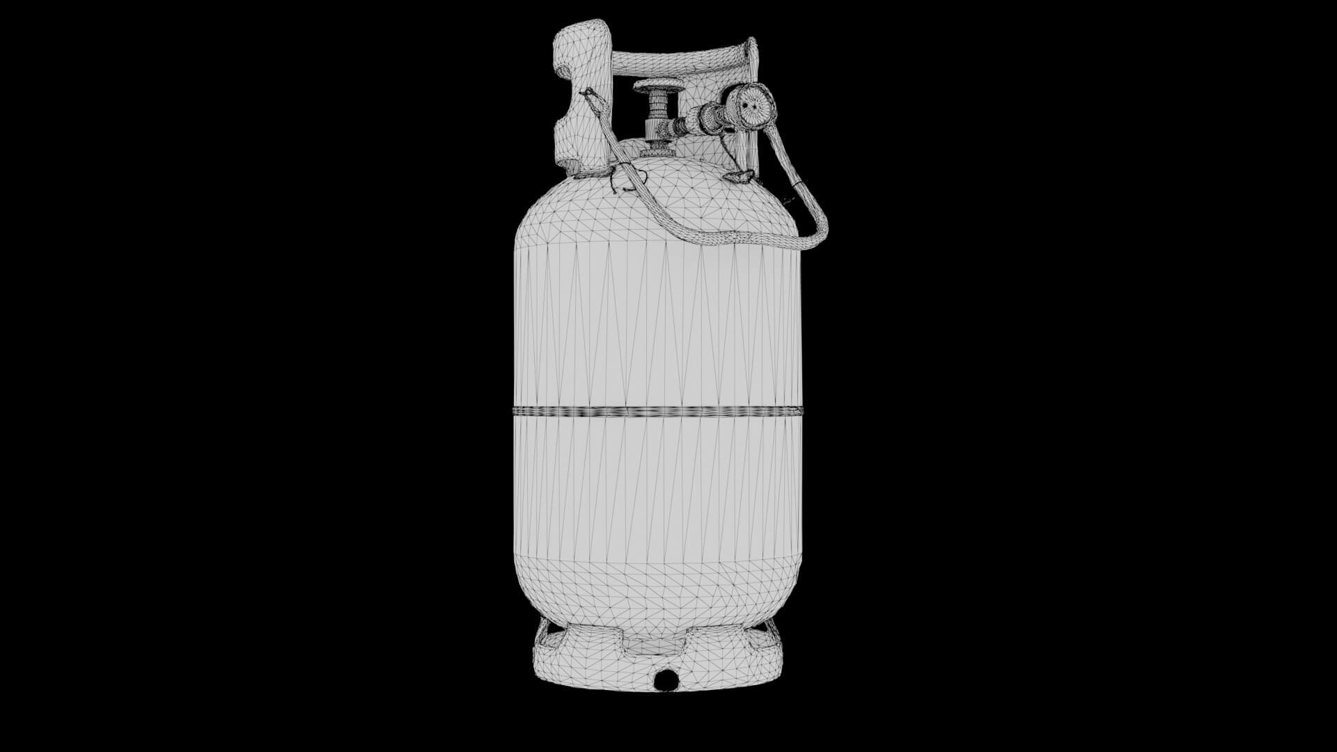 Propane Cylinder 3D Model