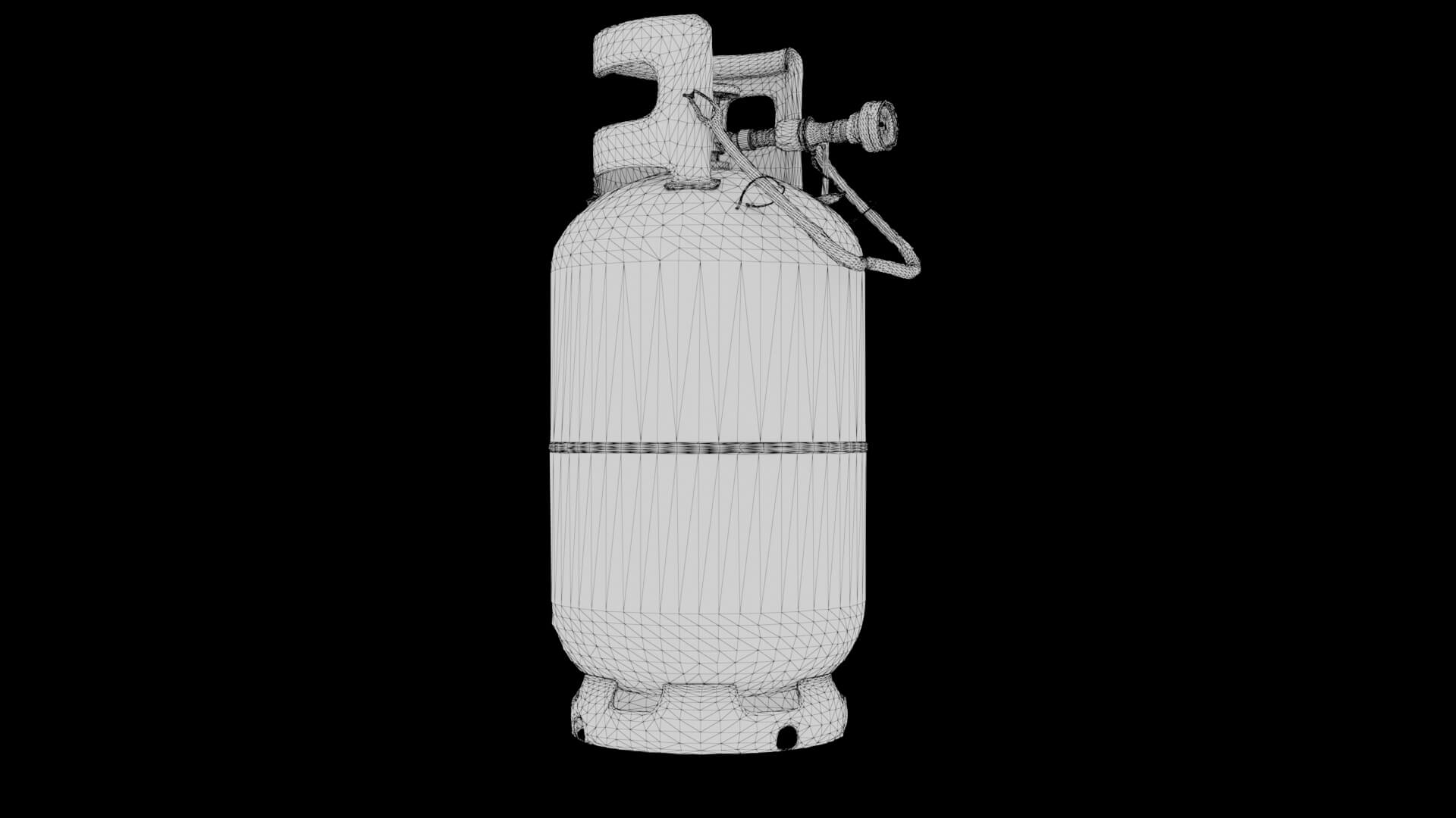 Propane Cylinder 3D Model