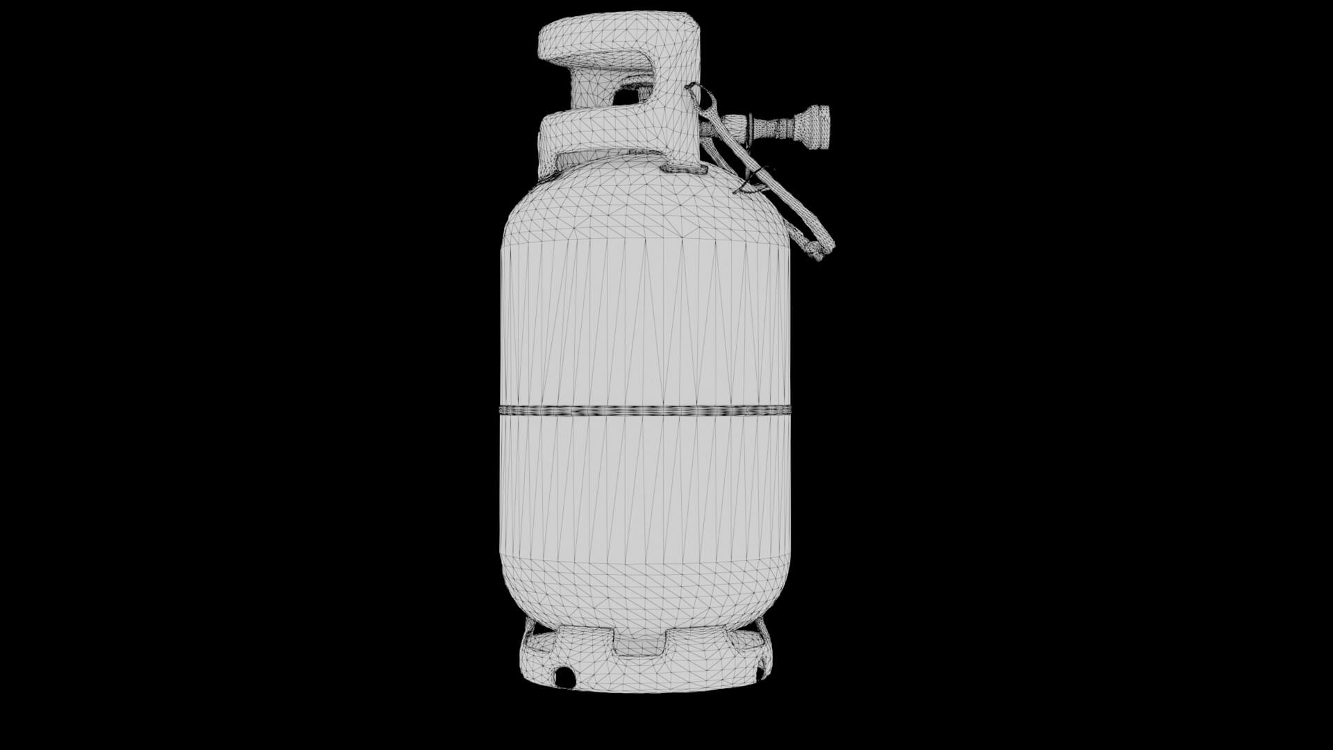 Propane Cylinder 3D Model