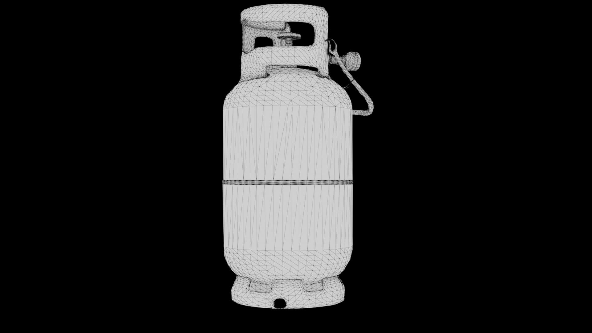 Propane Cylinder 3D Model