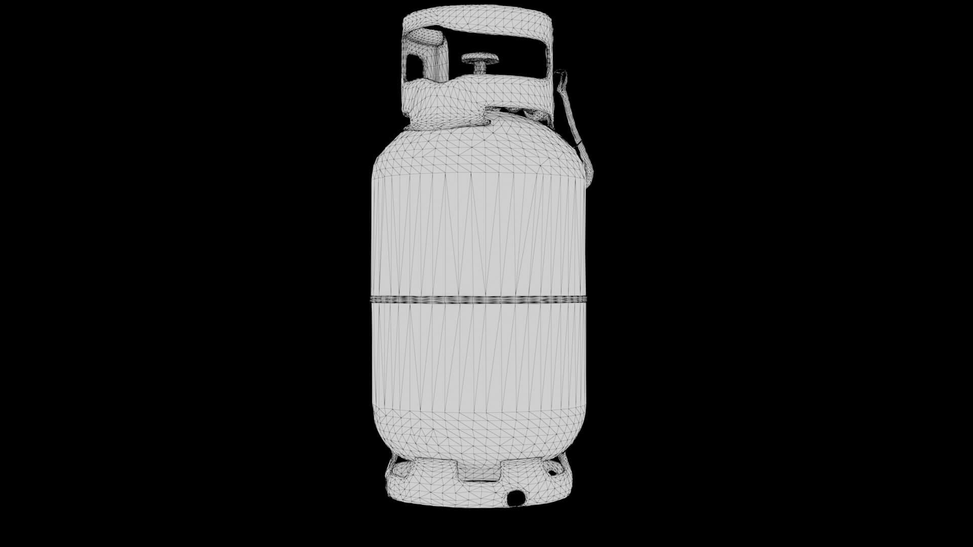 Propane Cylinder 3D Model