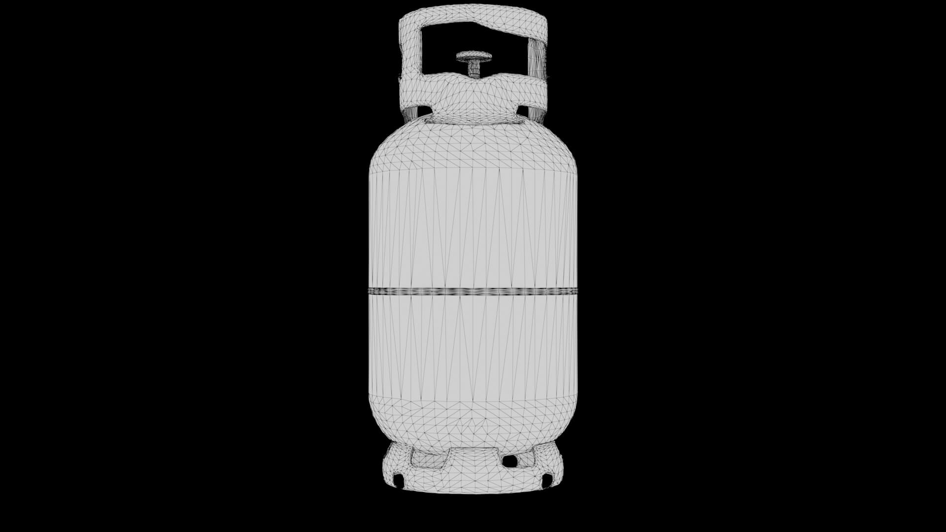 Propane Cylinder 3D Model