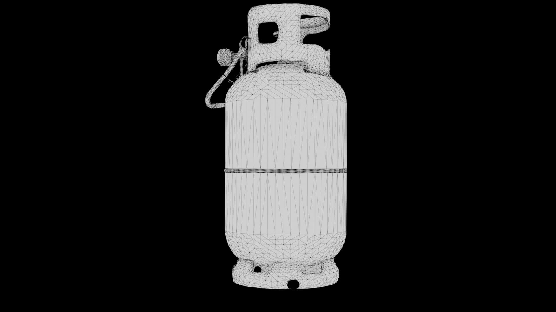 Propane Cylinder 3D Model